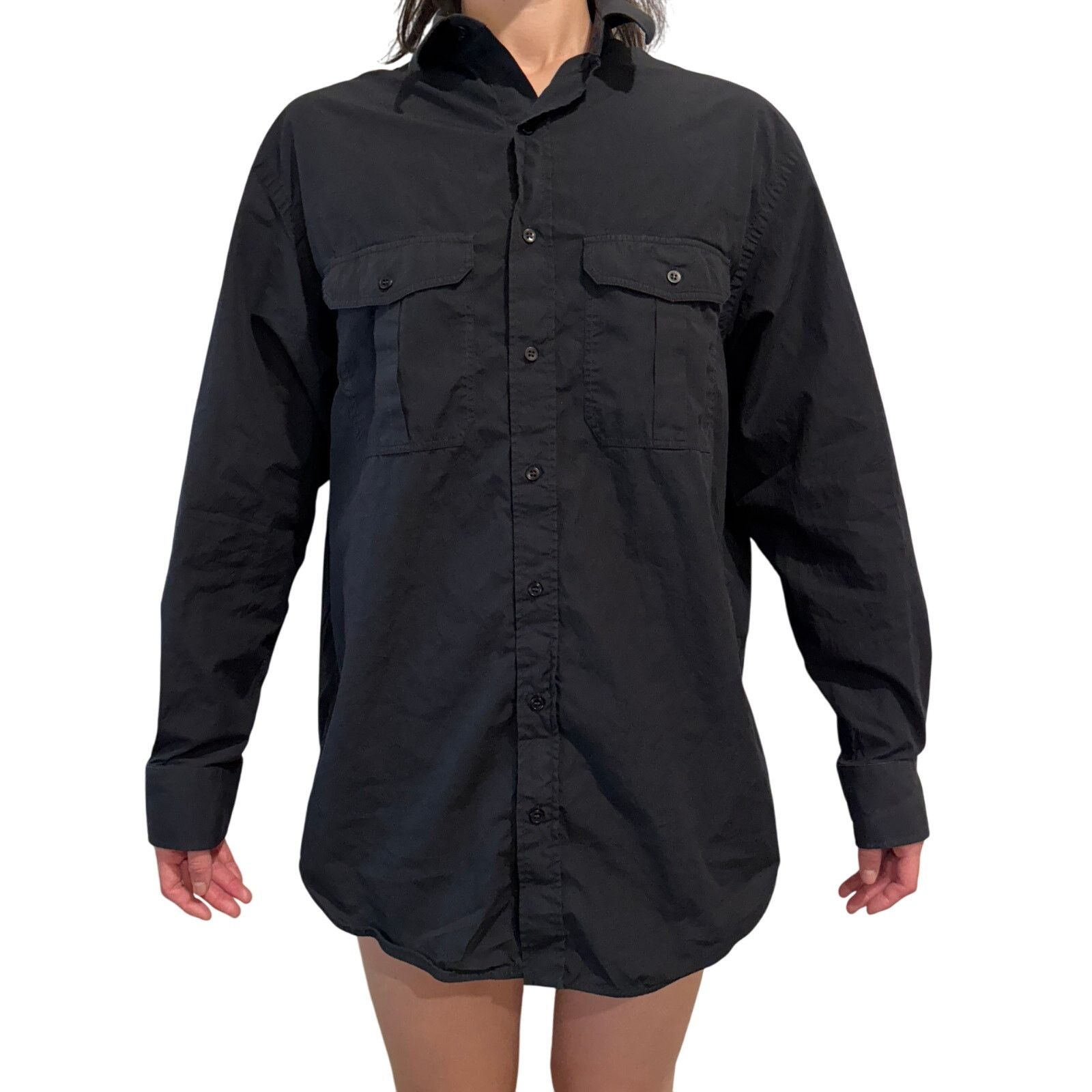 WARDROBE.NYC Rare Wardrobe NYC Oversize Shirt Dress Mini Women's Large Size L / US 10 / IT 46 - 1 Thumbnail