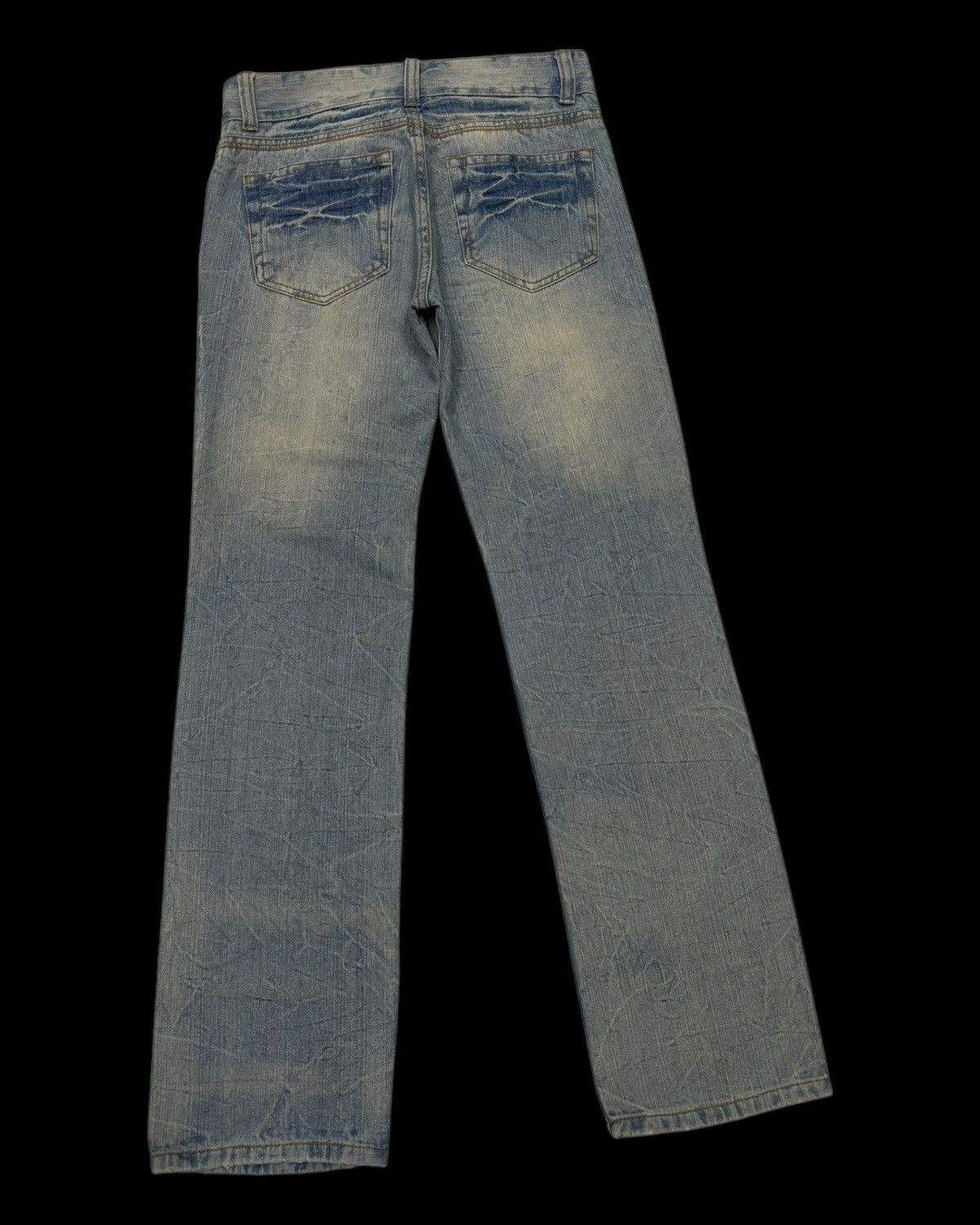 If Six Was Nine × Japanese Brand × Le Grande Bleu (L.G.B.) RIPPED 🇯🇵 CLEF DE SOL JAPANESE DISTRESSED DENIM JEANS Size US 30 / EU 46 - 4 Thumbnail