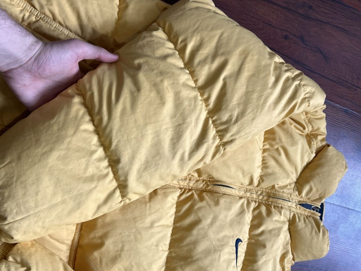 Nike Rare Vintage 90s Nike Puffer Jacket Yellow Hype Streetwear Size US M / EU 48-50 / 2 - 6 Thumbnail