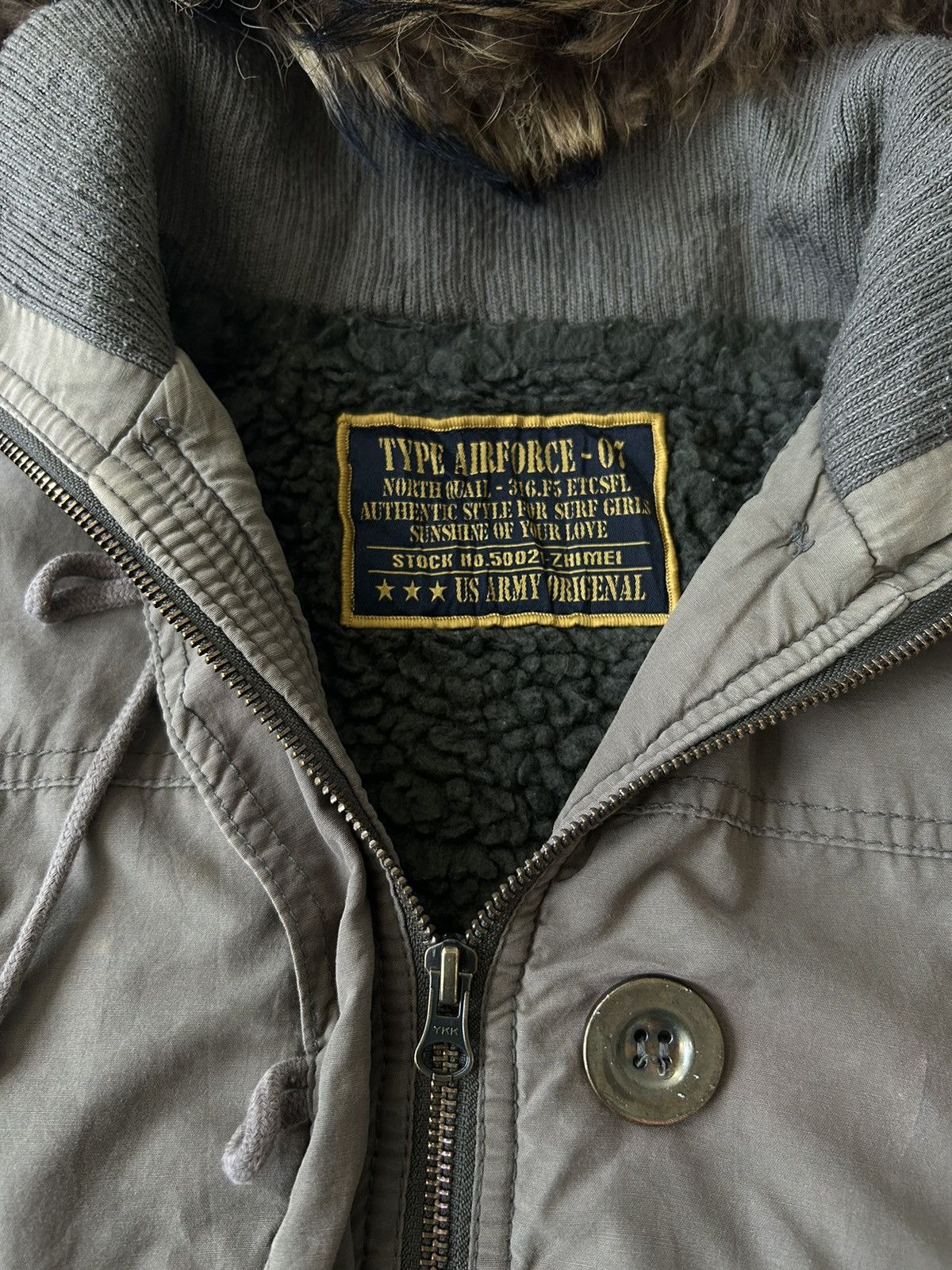 Japanese Brand US ARMY ORIGENAL MULTI POCKET FAUX FUR HOODIE PARKA JACKET Size M / US 6-8 / IT 42-44 - 7 Thumbnail