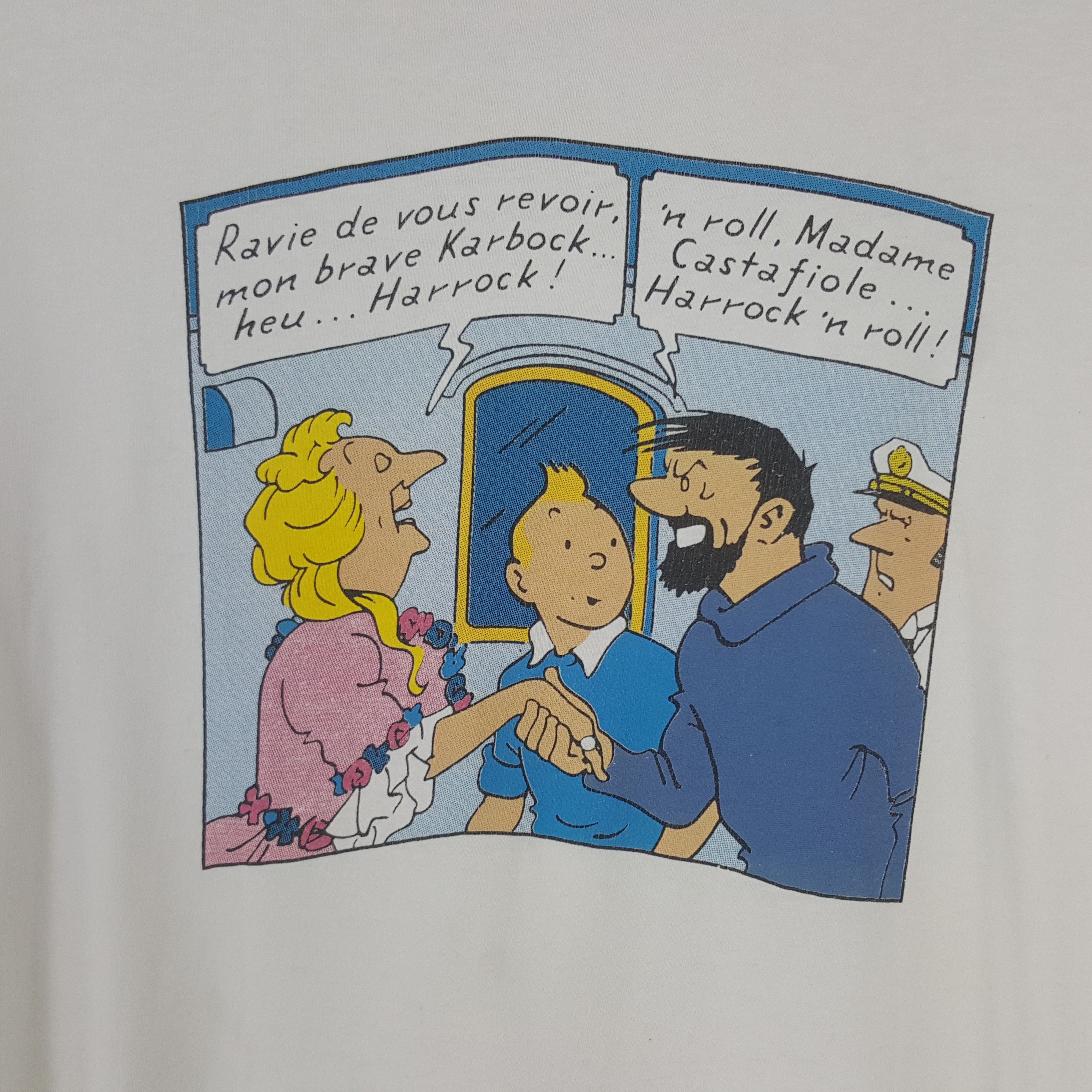 Cartoon Network × Vintage Vintage Tintin Japanese USA T-shirt Size US XL / EU 56 / 4 - 2 Thumbnail