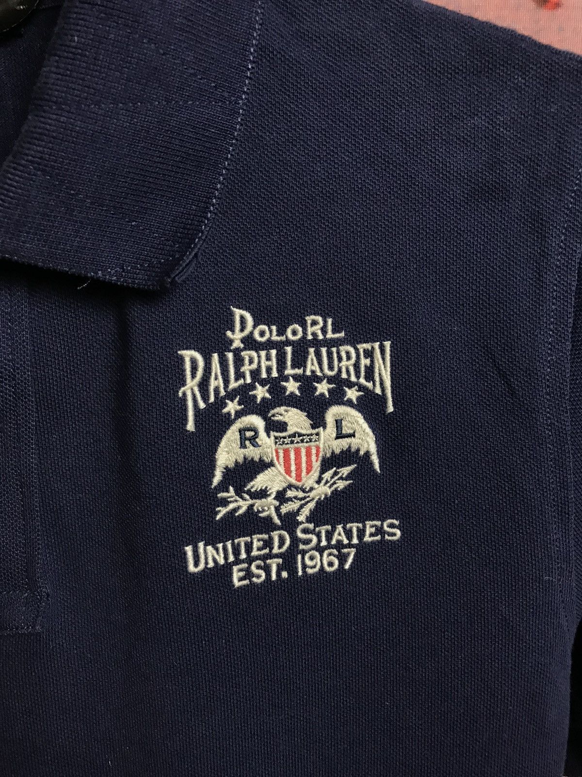 Vintage Vintage Polo Ralph Lauren USA luxury polo tee Size US S / EU 44-46 / 1 - 2 Thumbnail