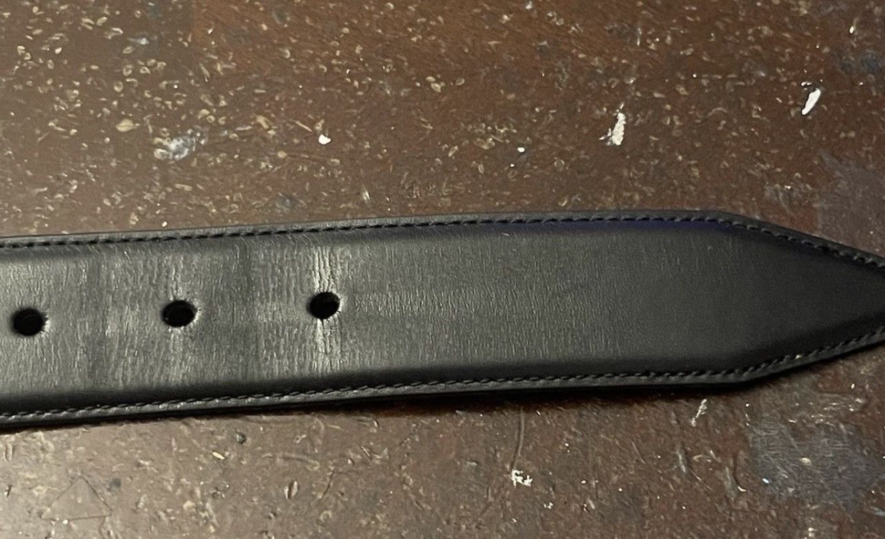 Allen Edmonds Allen Edmonds 102/40 39501 Leather Belt Made Size 40 Black Size 40 - 7 Thumbnail