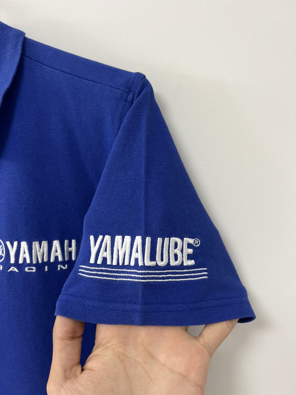 Yamaha Vintage Yamaha Racing Team Polo Motorcycle T shirt Rare sz L Size US L / EU 52-54 / 3 - 10 Thumbnail