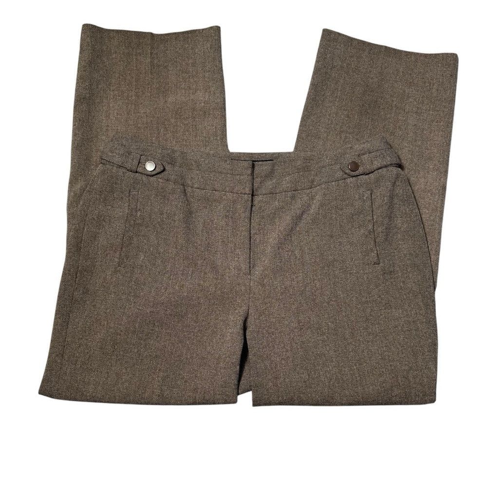 Other Larry Levine Petite Brown Pants Size 12 Petite Size 34" / US 12 / IT 48 - 2 Thumbnail