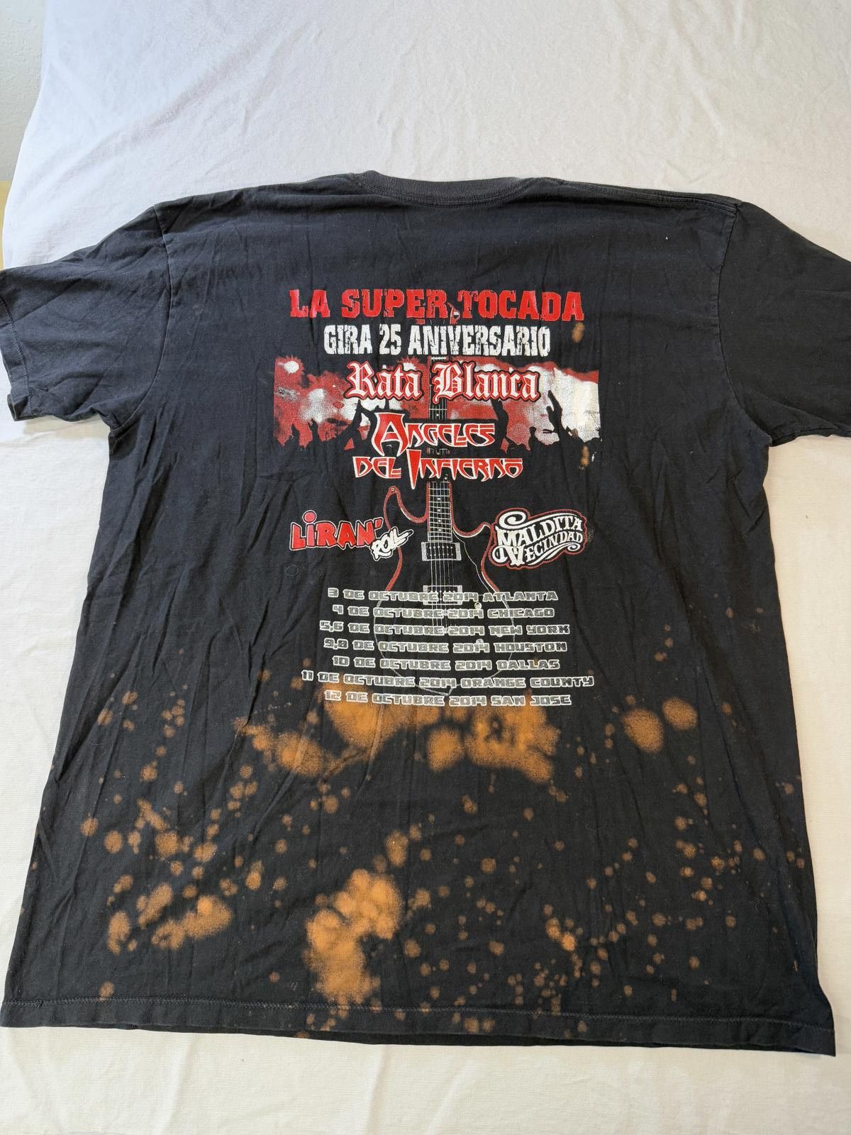 Designer Rata Blanca T-shirt La Super Tocada Tour Tee XXL Size US XXL / EU 58 / 5 - 2 Thumbnail