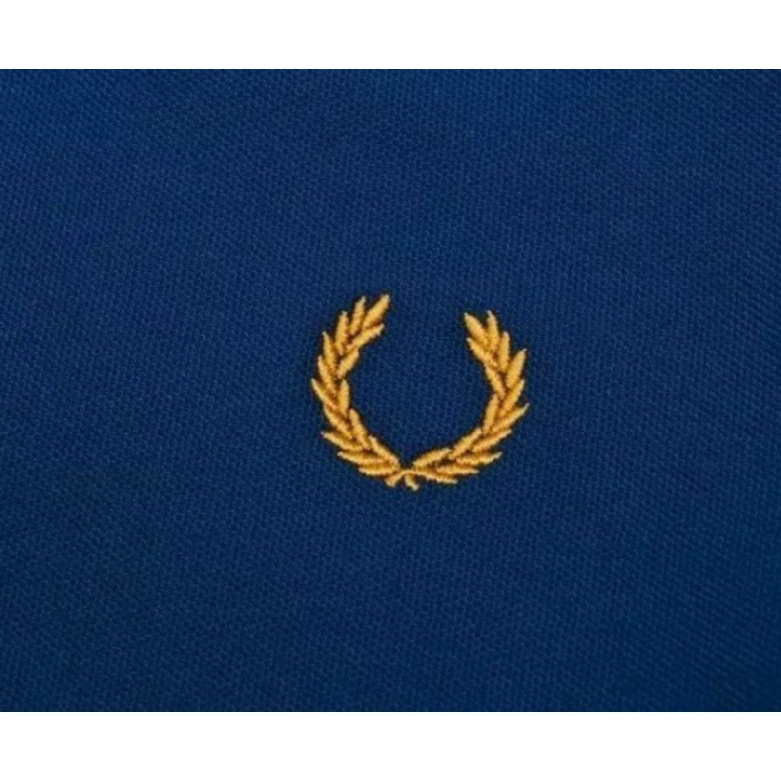 Fred Perry Fred Perry x Miles Kane Polo Tipped Pique Deep Marine Polo Shirt Mens S Blue Size US S / EU 44-46 / 1 - 4 Thumbnail