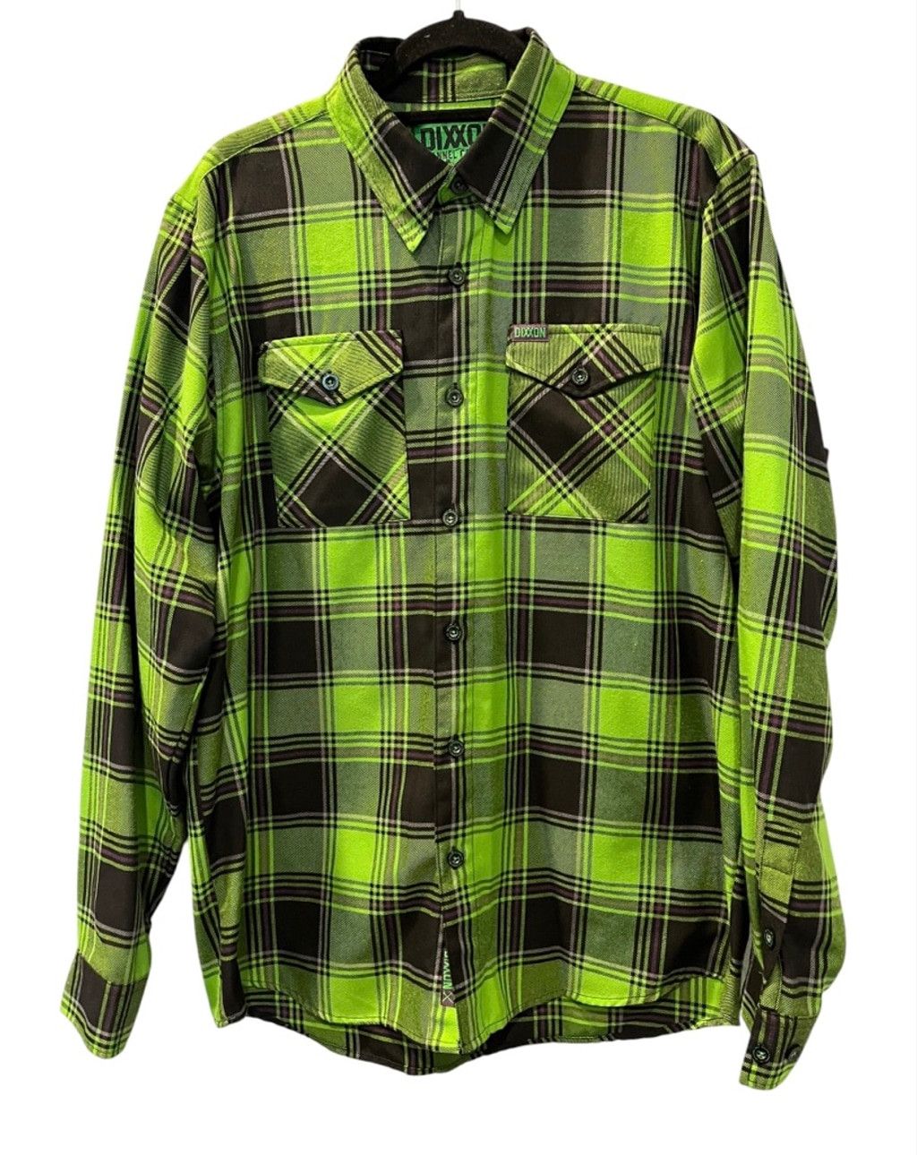 Dixxon Dixxon Flannel The Creature Ltd Ed Plaid Green Shirt Size L Size US L / EU 52-54 / 3 - 1 Thumbnail