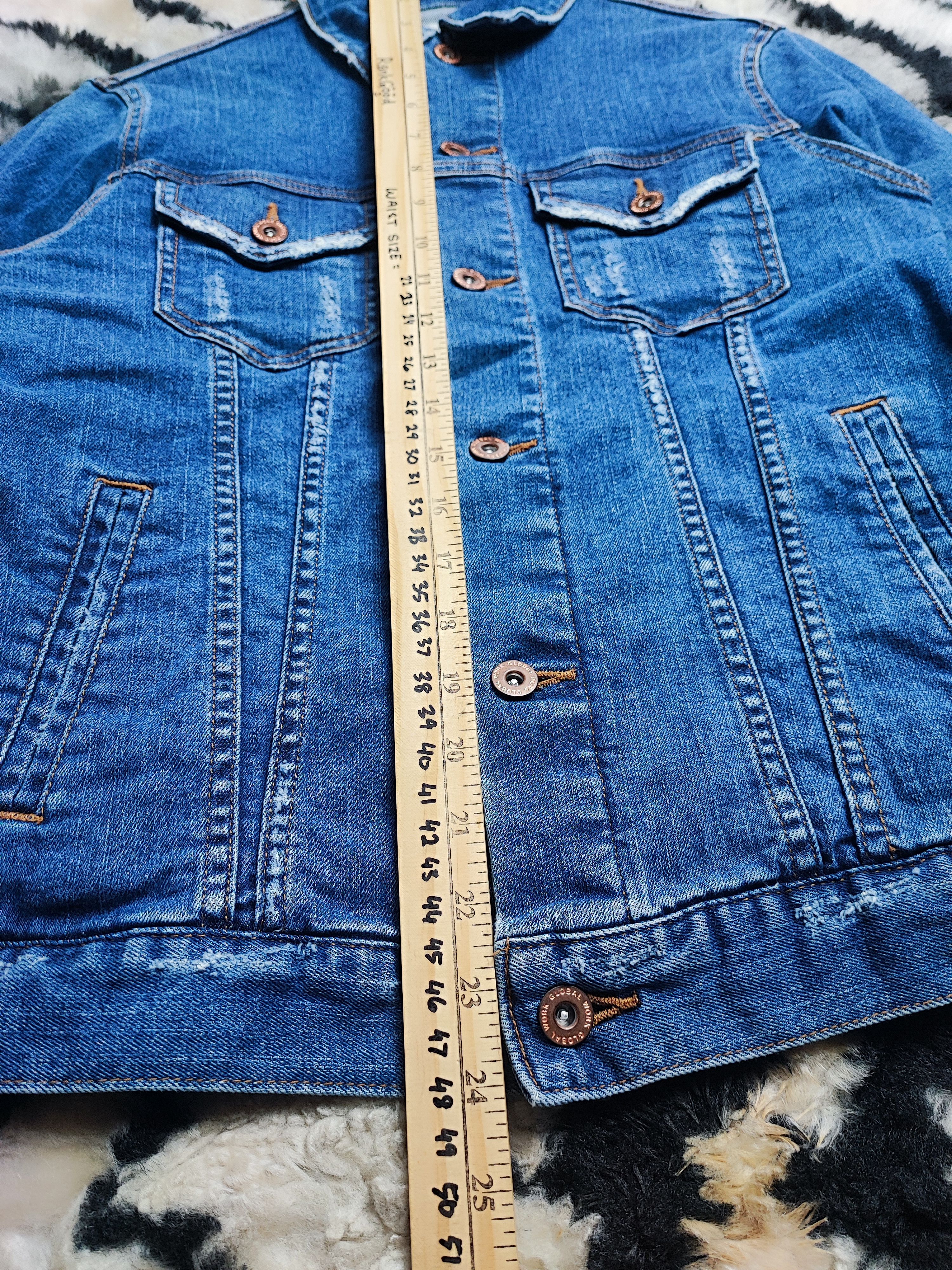 Global Work Global Work Japan Denim Jacket Style Type 3 Trucker 17x24 Size US M / EU 48-50 / 2 - 6 Thumbnail