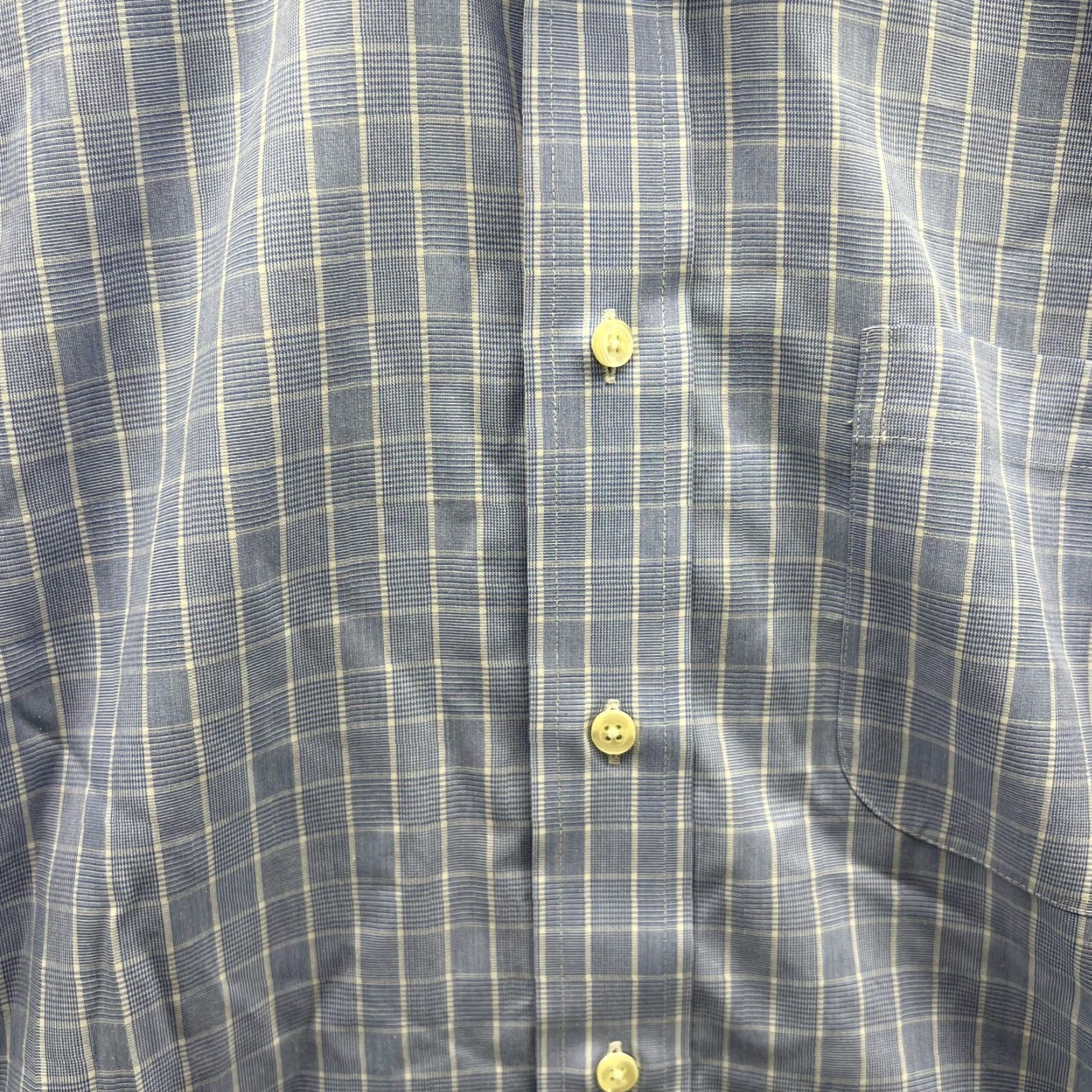 Brooks Brothers Brooks Brothers Shirt Men 15.5 35 Adult Blue Glen Check Button Down Classic Shirt Size US L / EU 52-54 / 3 - 6 Thumbnail