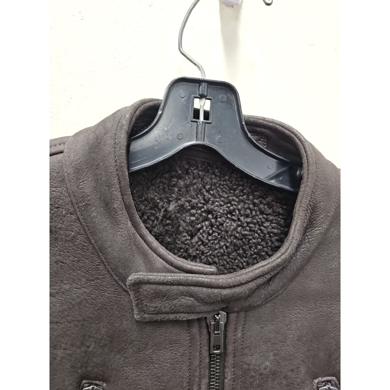 Maison Margiela Maison Margiela Jacket Coat Men L Brown Lambskin Leather 5 Zip Moto Shearling Leather Zip Size US L / EU 52-54 / 3 - 4 Thumbnail