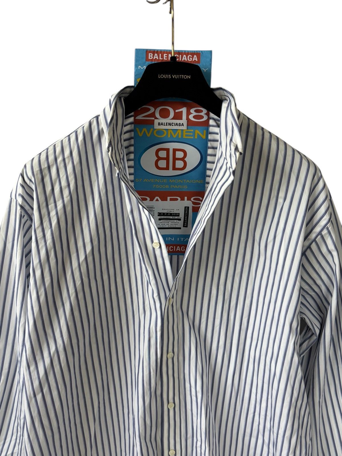 Balenciaga Balenciaga 2018 Oversized Shirt Size XS / US 0-2 / IT 36-38 - 3 Thumbnail