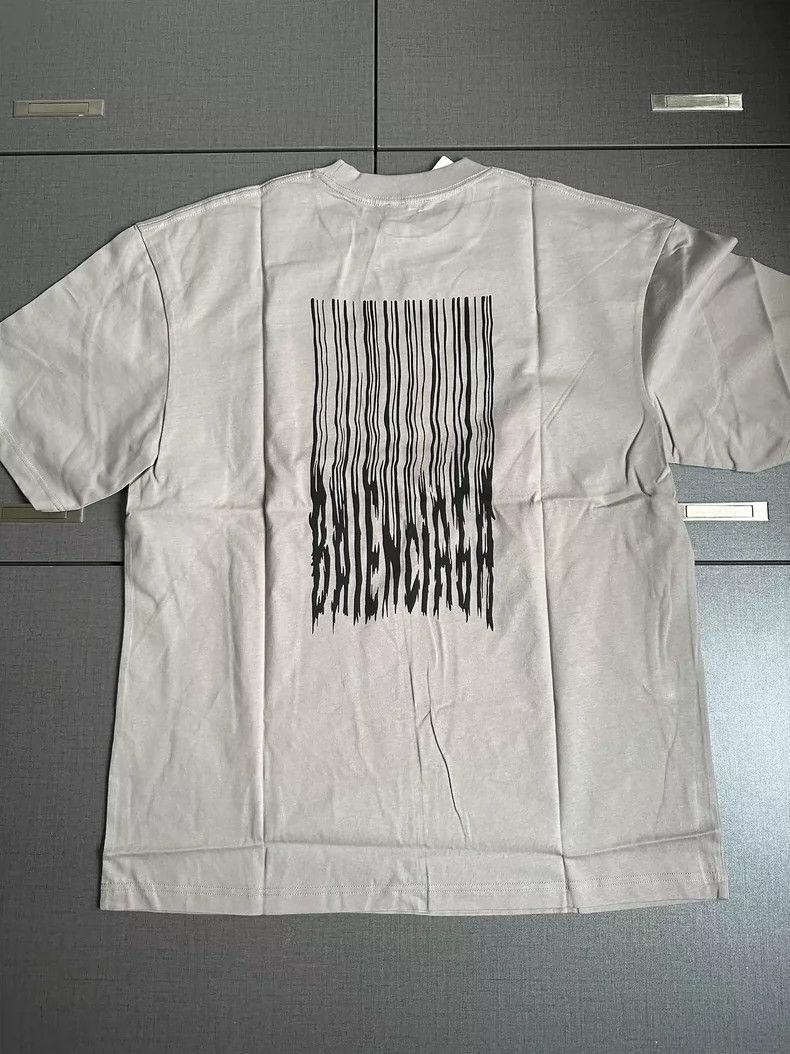 Balenciaga Balenciaga Khaki color waterfall letter logo short-sleeve Size US M / EU 48-50 / 2 - 9 Thumbnail