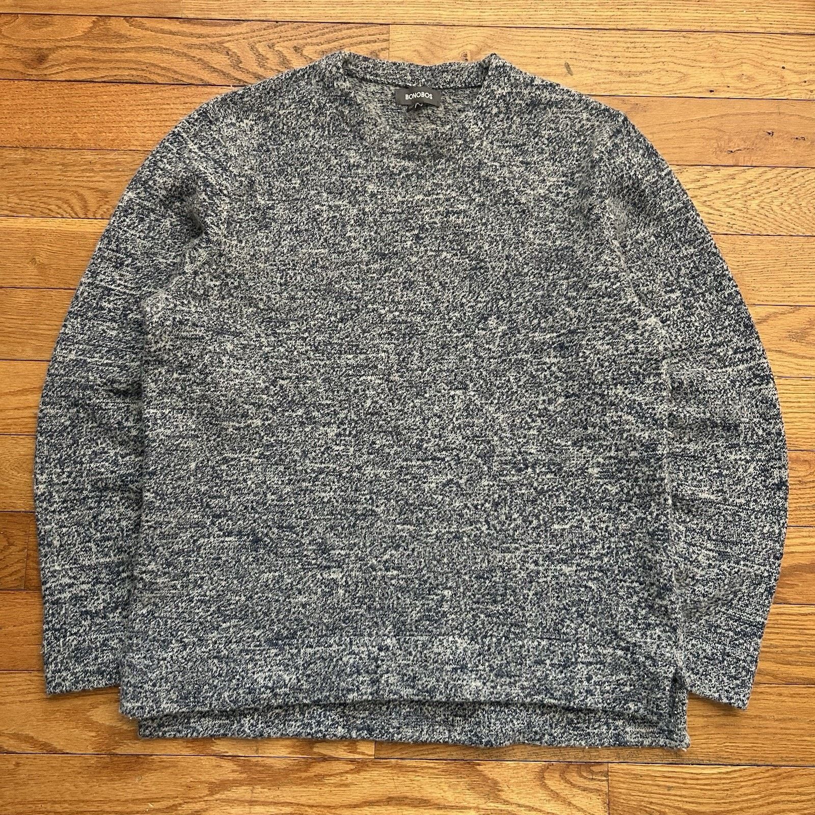 Bonobos Bonobos Merino Wool Knit Speckled Oversized Sweater Medium Size US M / EU 48-50 / 2 - 1 Thumbnail