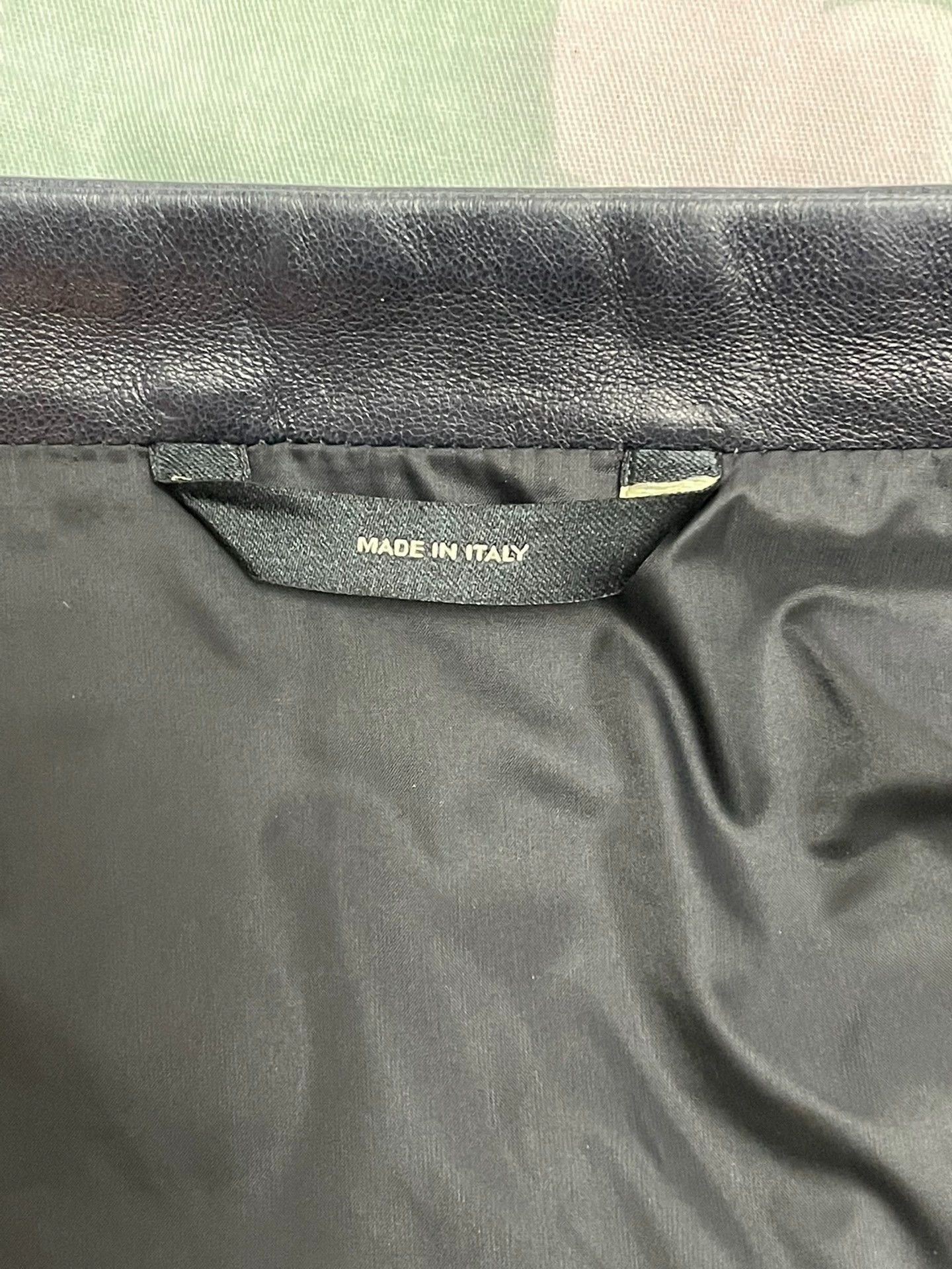 Fendi Fendi Basic Navy Lambskin Jacket Men's 50 Size US M / EU 48-50 / 2 - 8 Thumbnail
