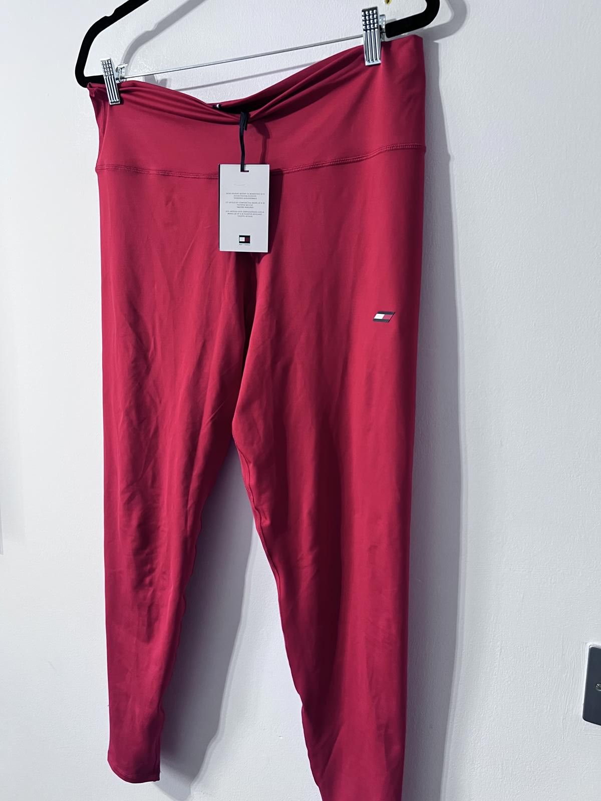 Tommy Hilfiger Tommy Hilfiger Red Leggings – Size 48 (EU) Size 40" / US 18 - 3 Thumbnail