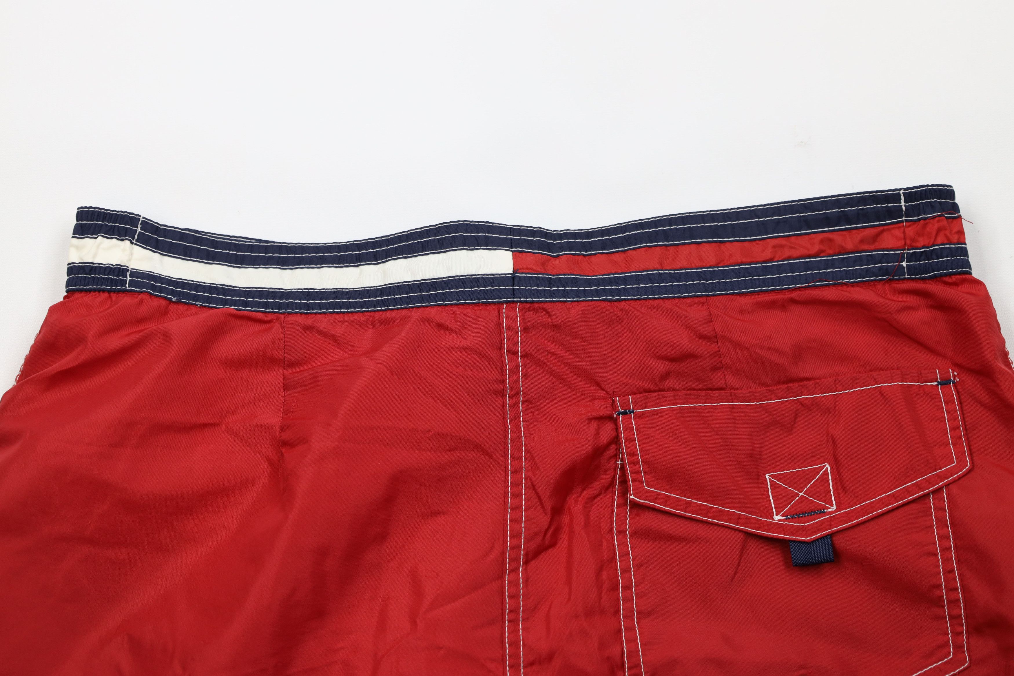 Tommy Hilfiger × Vintage Vintage 90s Tommy Hilfiger Above Knee Shorts Swim Trunks Size US 36 / EU 52 - 11 Thumbnail