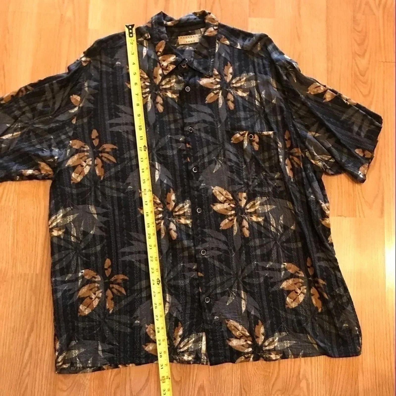 Natural Issue Natural Issue Hawaiian Camp Shirt Short Sleeve Size US XXL / EU 58 / 5 - 7 Thumbnail