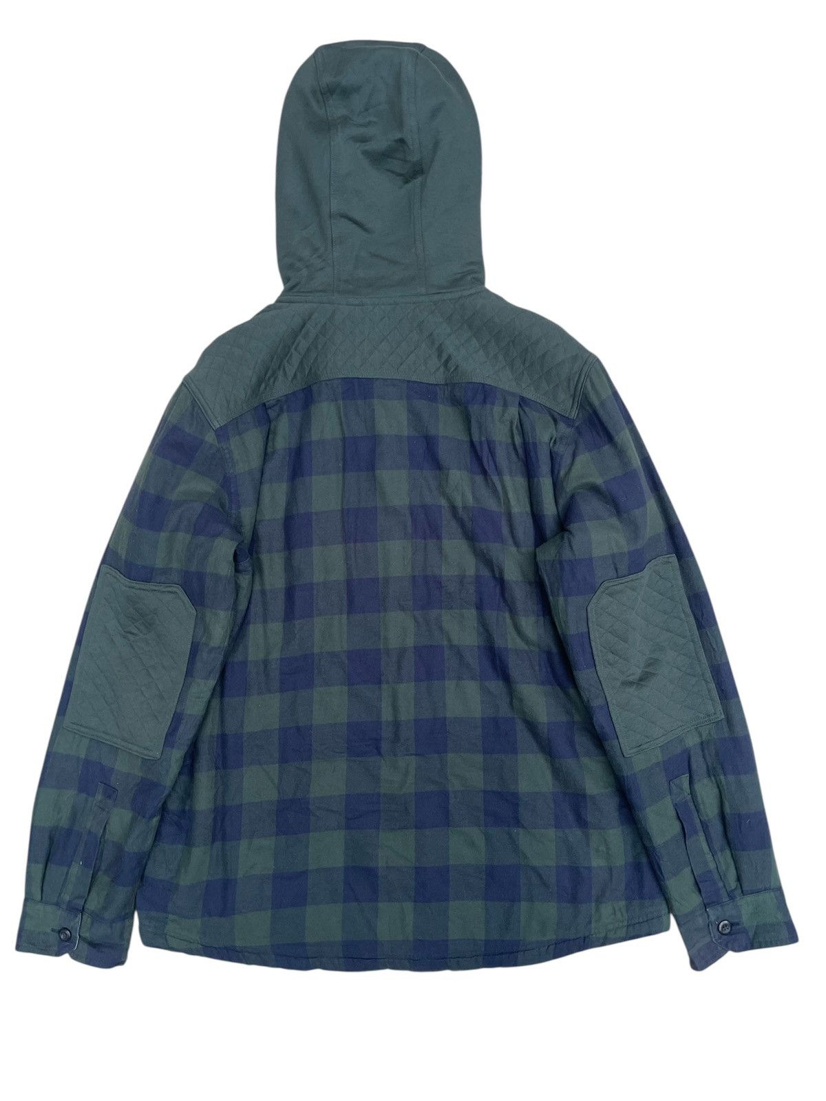 L.L. Bean × Vintage Vintage L.L. Bean Hooded Plaid Fleece-Lined Jacket Size US M / EU 48-50 / 2 - 2 Thumbnail
