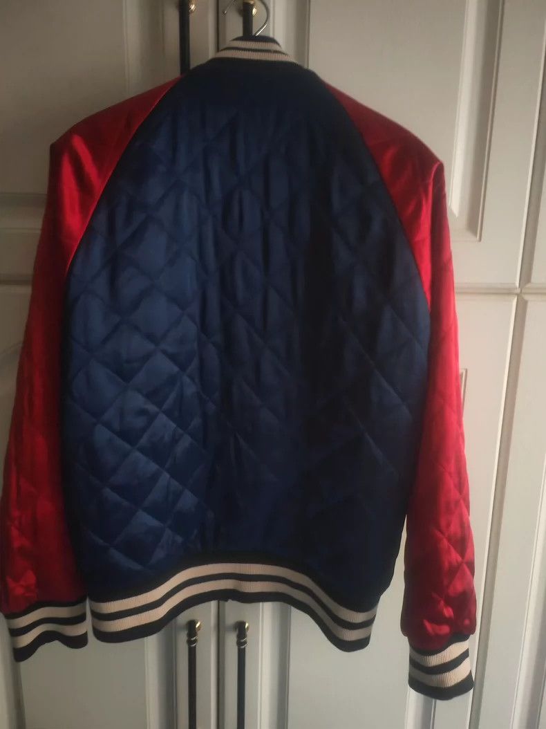 Gucci Gucci Red and blue silk side logo double-sided jacket 2503- Size US M / EU 48-50 / 2 - 4 Thumbnail