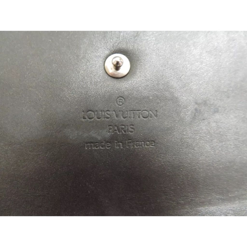 Louis Vuitton Louis Vuitton Matte Black Monogram Long Flap Wallet Size ONE SIZE - 13 Thumbnail