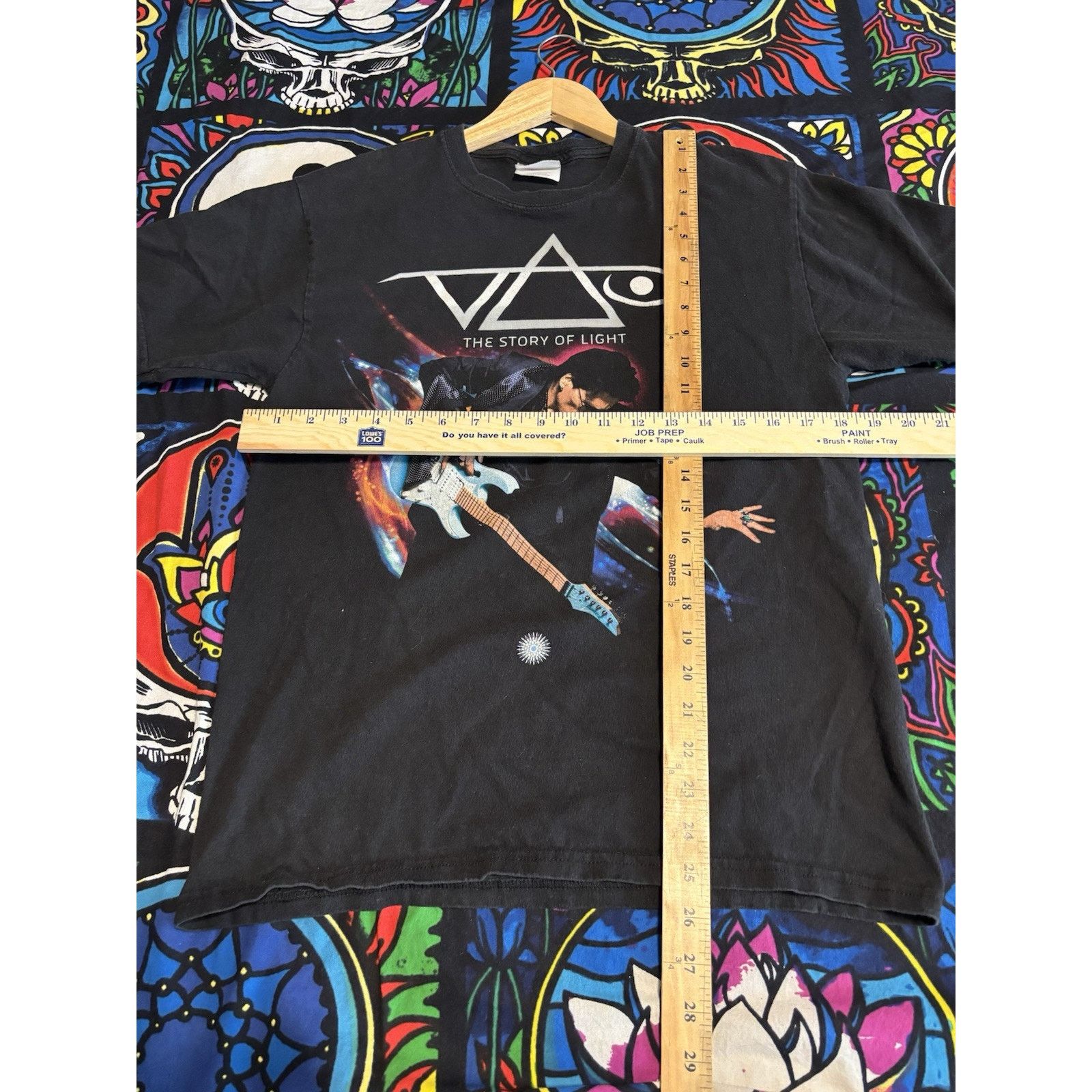 Hanes Steve Vai The Story Of Light Official USA Tour 2012 T- M Size US XL / EU 56 / 4 - 6 Thumbnail