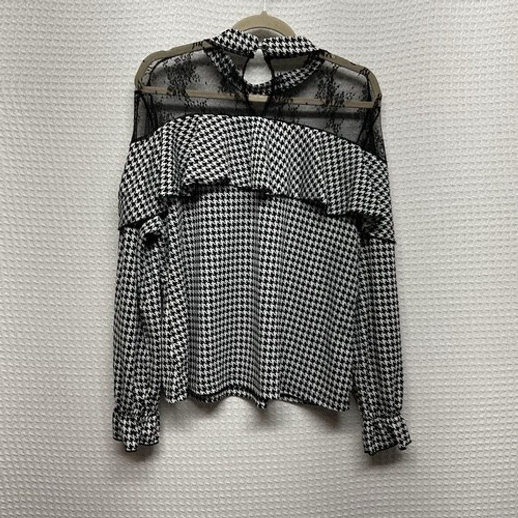 Shein Shein Curve Lace Shoulder High Neck Blouse Women 4XL Flawed Size 4XL / US 24-26 - 10 Thumbnail