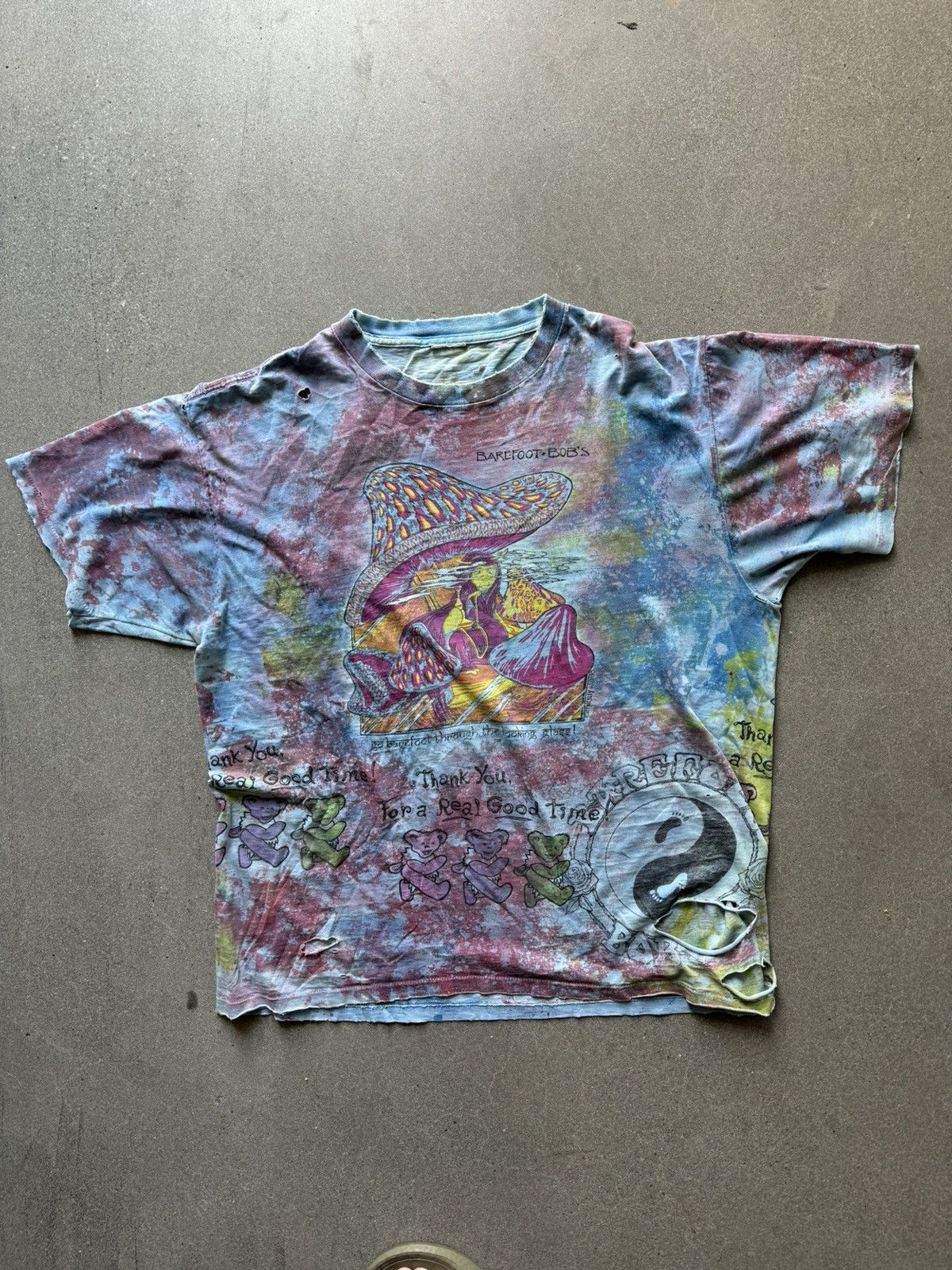 Vintage Vintage Grateful Dead, Wesley waters art, cut tag 25/28 Size US XXL / EU 58 / 5 - 1 Thumbnail