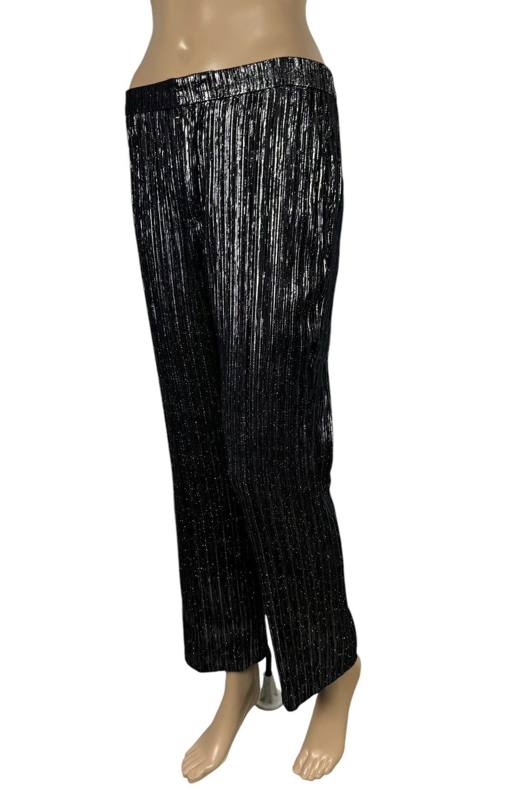 Isabel Marant Isabel Marant Metalized Shiny Pants Viscose-Silk size 38 Size 27" / US 4 / IT 40 - 1 Thumbnail