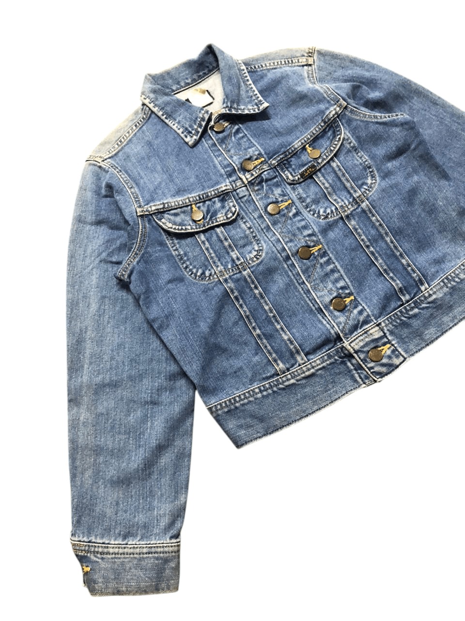 Lee Vintage Lee Left Hand Denim Truckers Jacket Faded Size US S / EU 44-46 / 1 - 6 Thumbnail