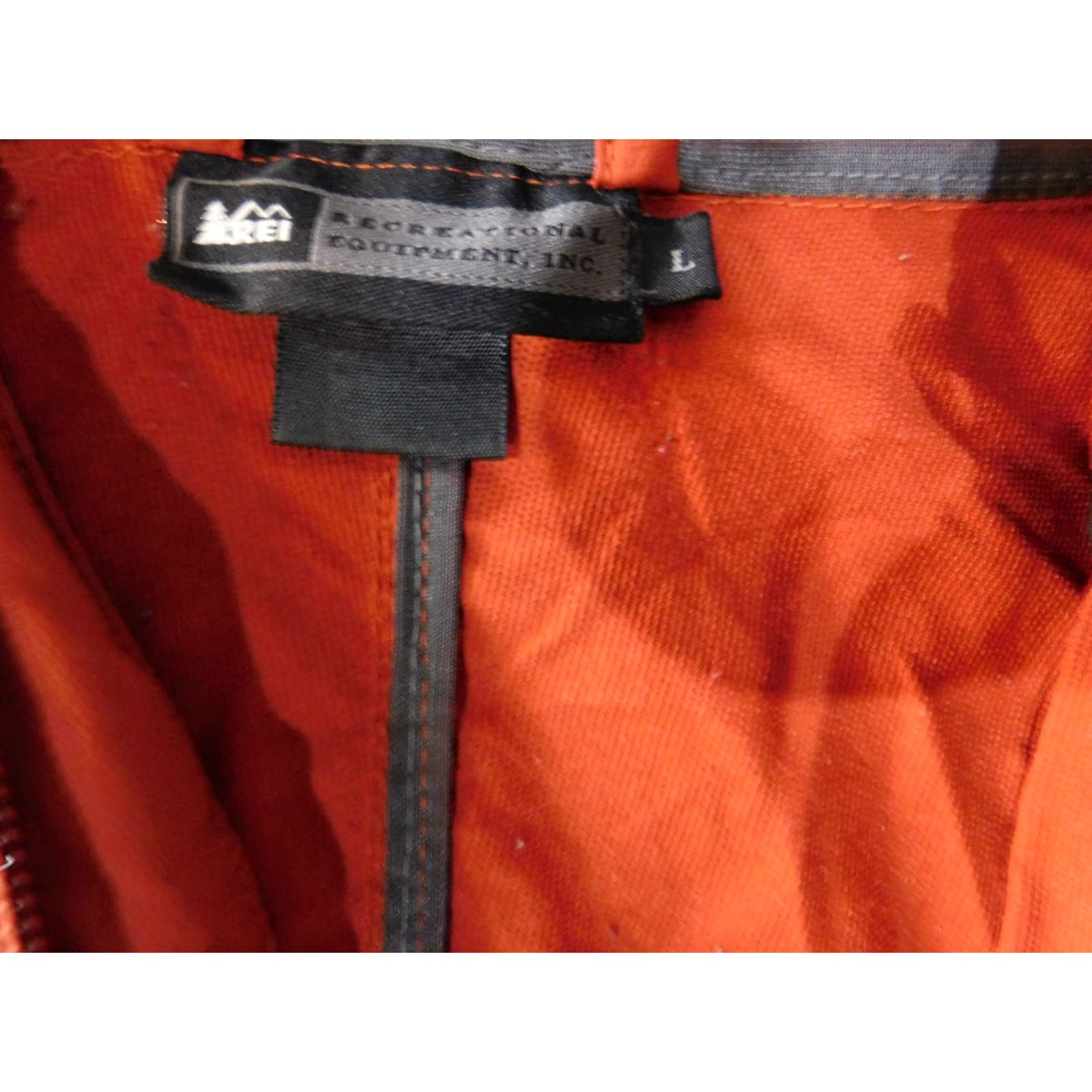 Vintage REI Jacket Mens Large Rain Coat Hardshell Zip Outdoors Windbreaker Black Full Zip Logo Knit Nylon Mid-Length Outdoor Winter Fall Casual Regular Size US L / EU 52-54 / 3 - 6 Thumbnail