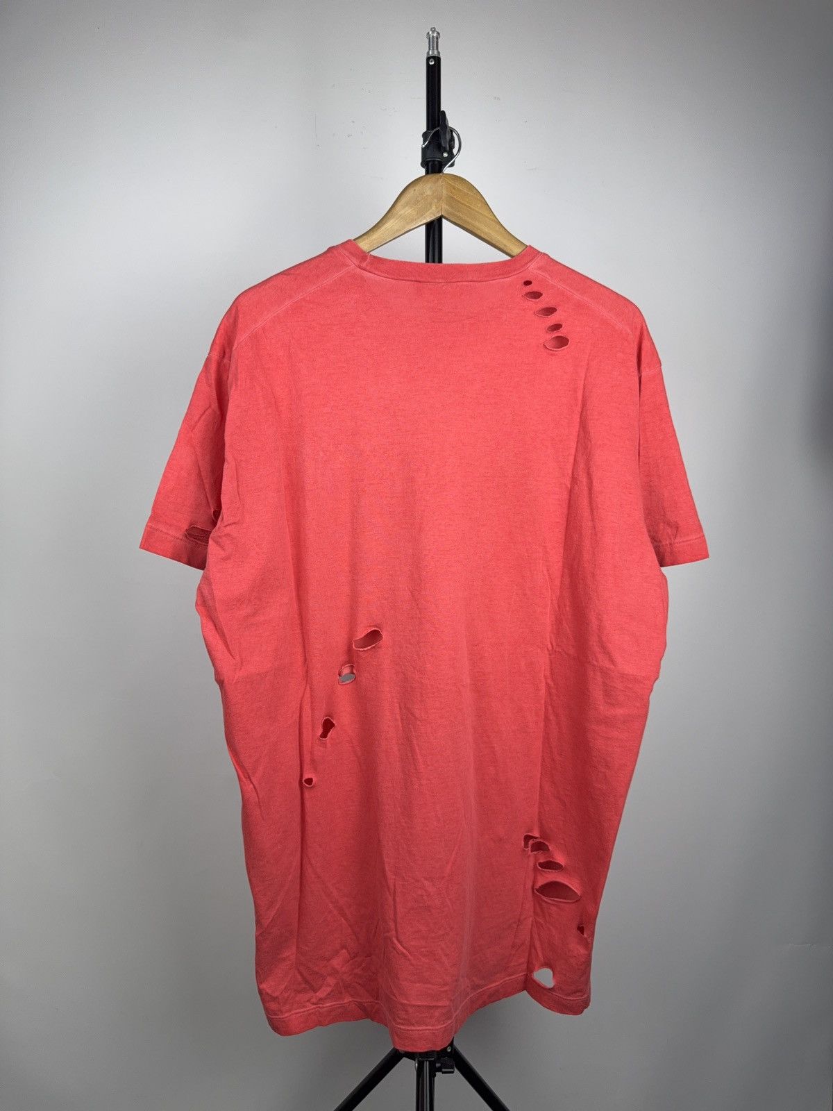 Dsquared2 Crazy ☄️ DSQUARED2 Distressed Logo T Shirt Made In Italy Size US XL / EU 56 / 4 - 17 Thumbnail