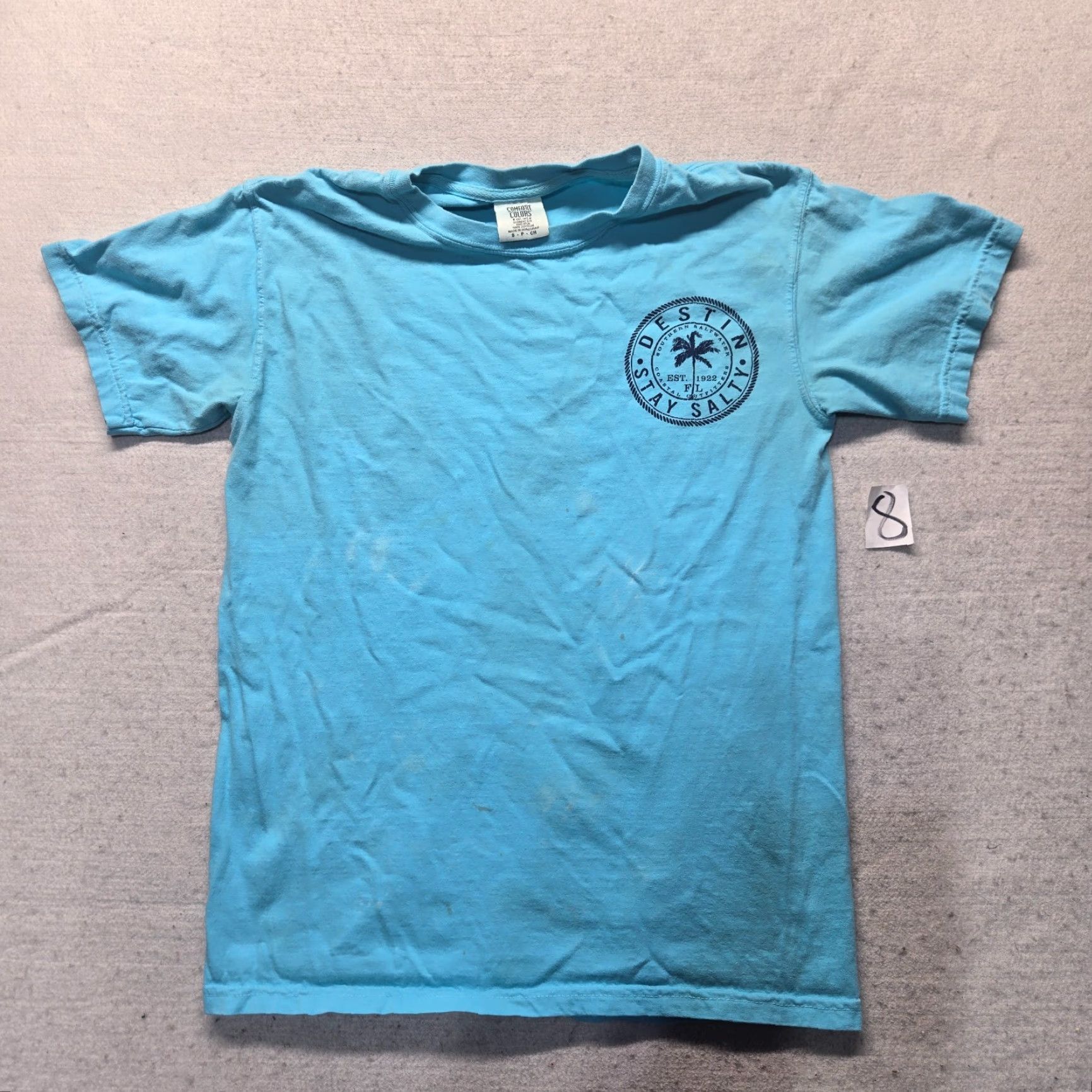 Vintage Stay Salty Florida Shirt Adult Size S Small Blue Graphic Mens Size US S / EU 44-46 / 1 - 2 Thumbnail