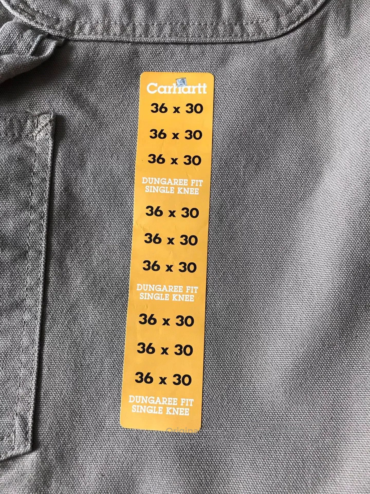 Carhartt Carhartt B11 DES Washed Canvas Work Pants. Size US 36 / EU 52 - 7 Thumbnail