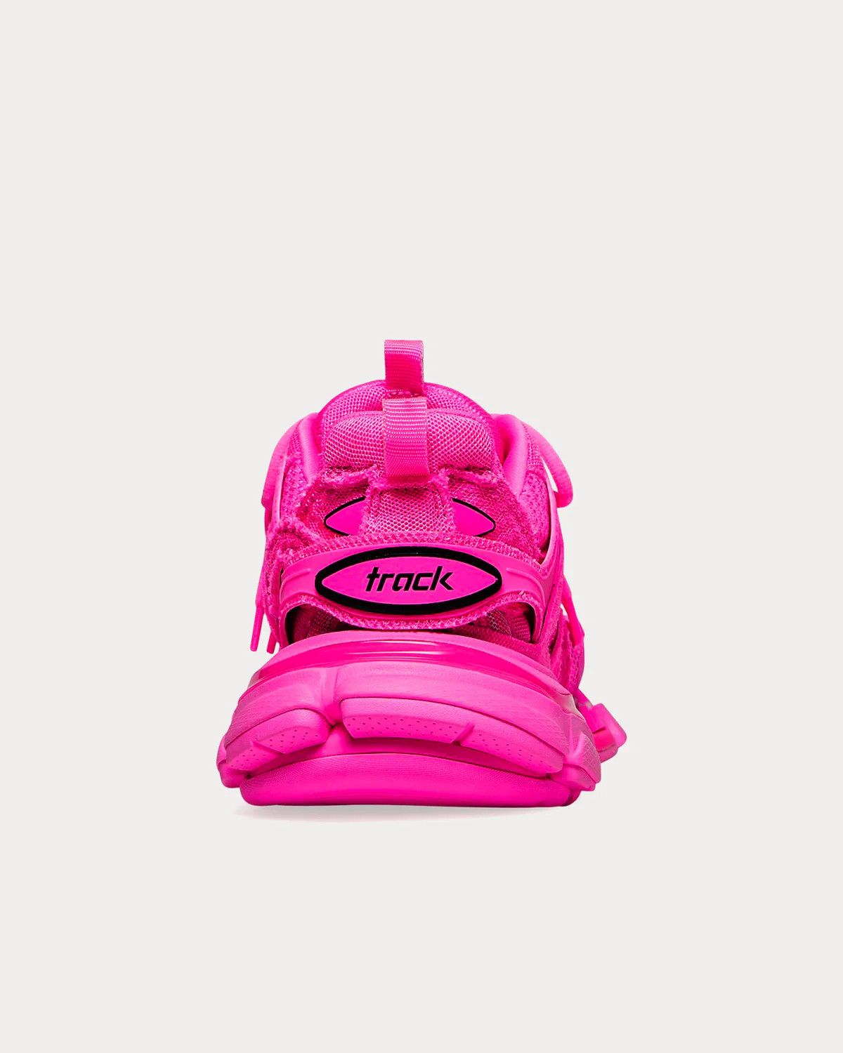 Balenciaga o1in1g0924 Track Sneaker In Full Mesh in Neon Pink Size US 6 / IT 36 - 3 Thumbnail