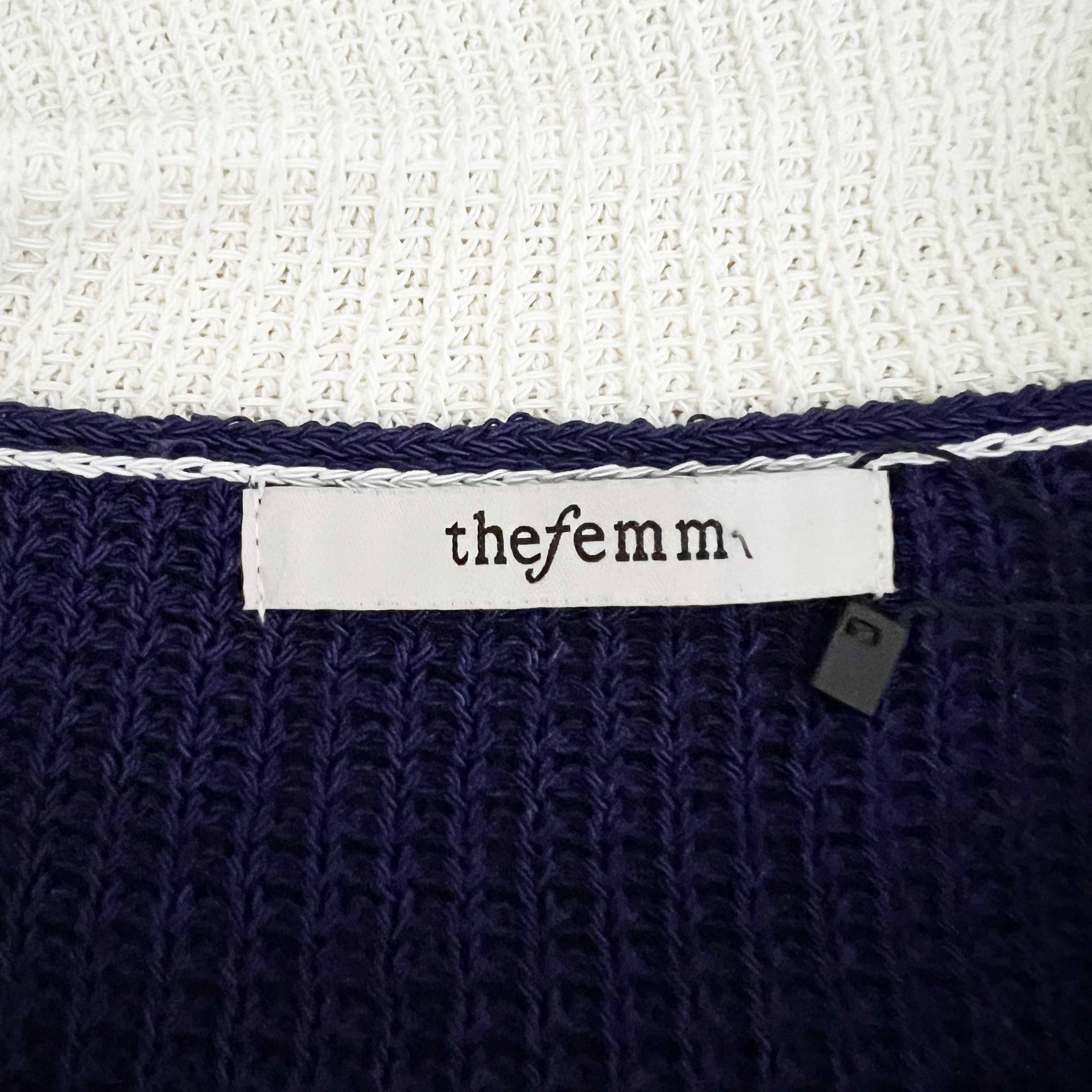 Other NEW The Femm Dane Boxy Knit Stretch Size XS / US 0-2 / IT 36-38 - 2 Thumbnail