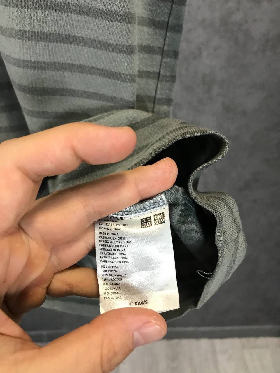 Kaws × Uniqlo Kaws x Uniqlo striped designer logo tee Size US S / EU 44-46 / 1 - 5 Thumbnail