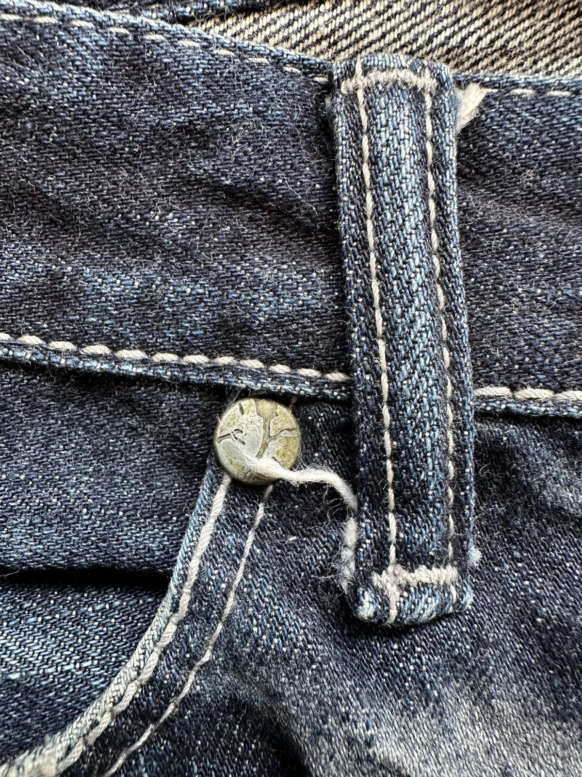 Yasuyuki Ishii AW11 FUGA whiskered denim jeans Size US 34 / EU 50 - 14 Thumbnail