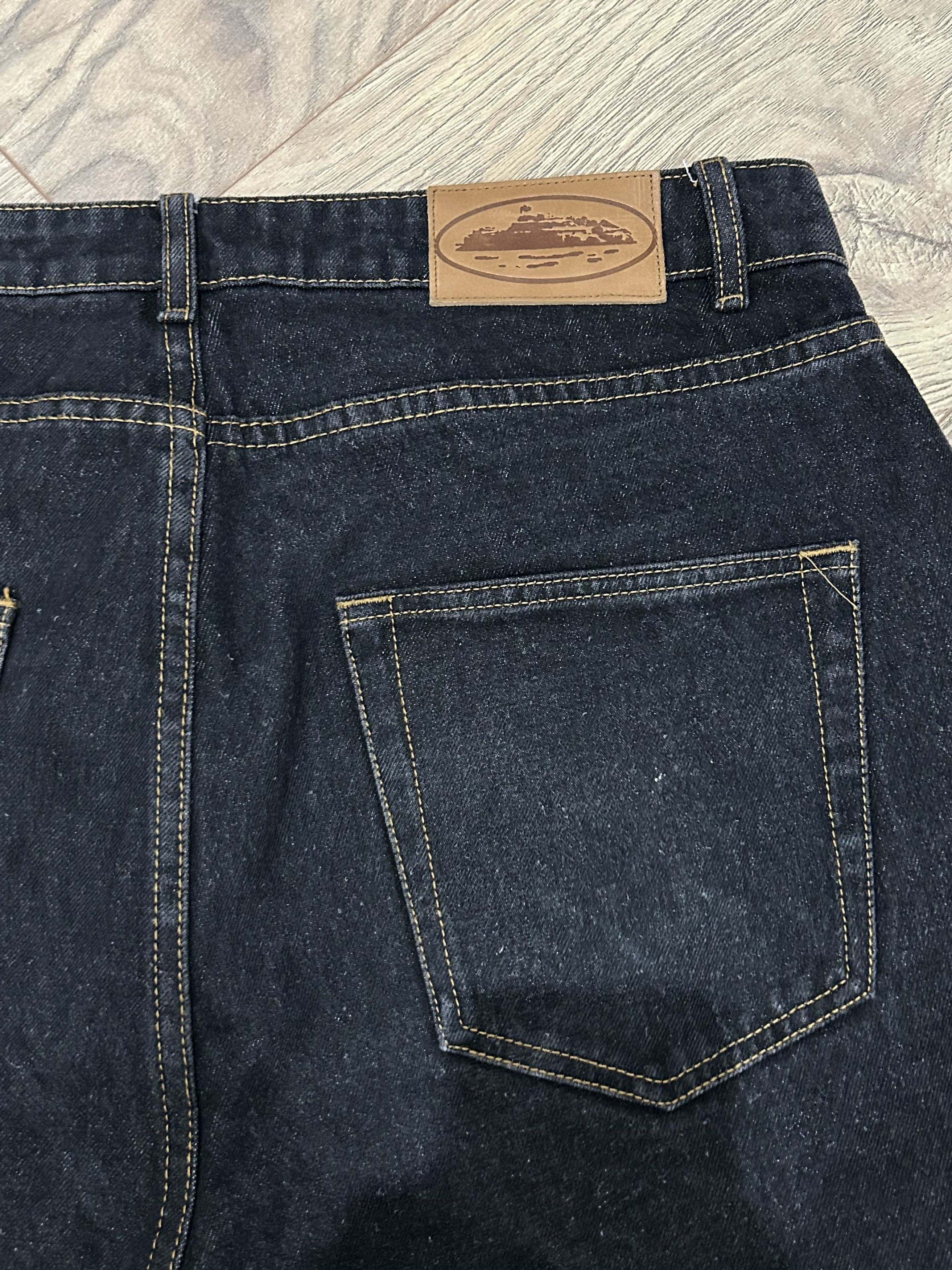 Corteiz Corteiz Black Alcatraz Denim Shorts Size US 34 / EU 50 - 4 Thumbnail