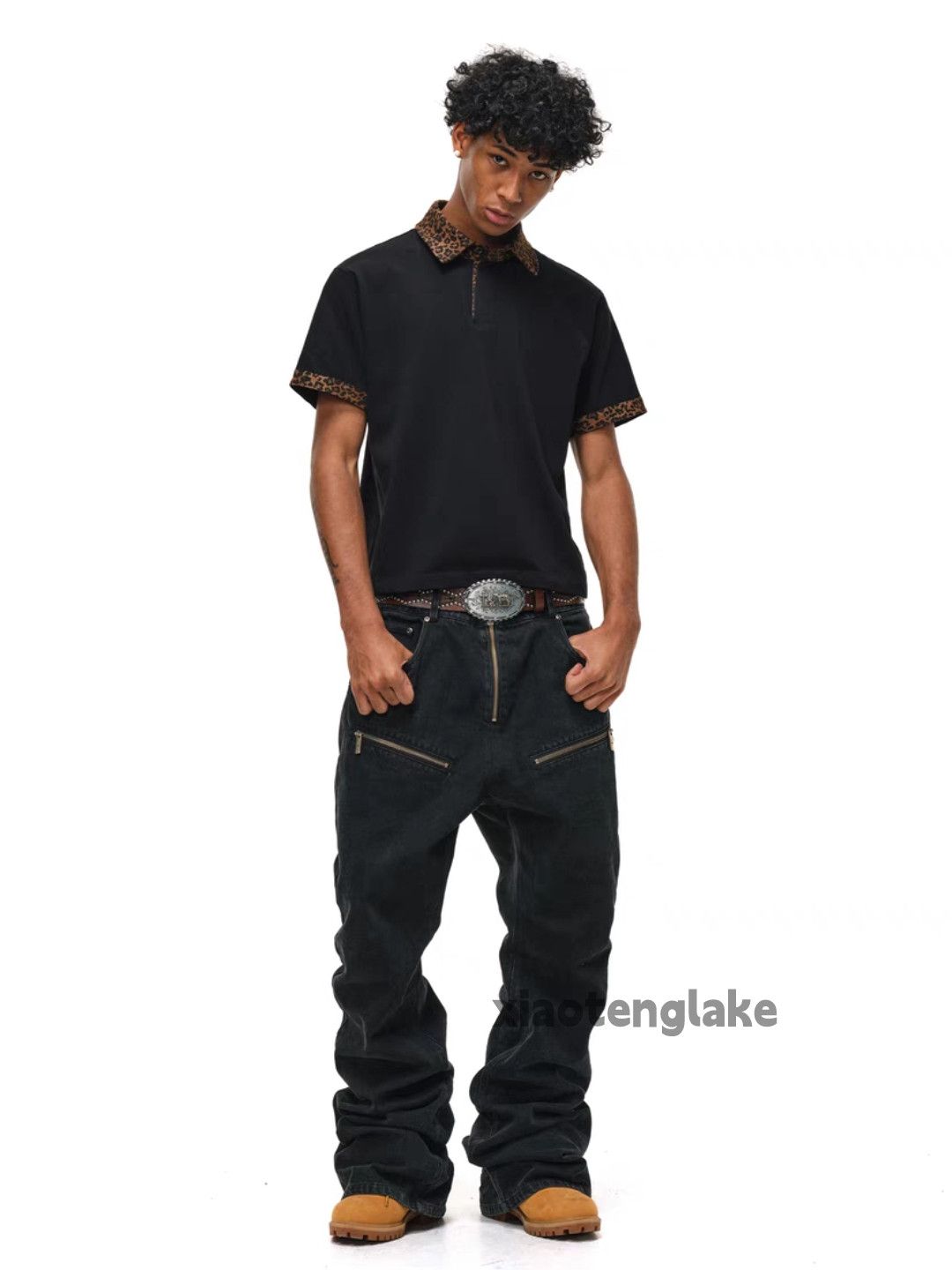 Jean Unisex outdoor utility punk yuppie hiphop flared pants Size US 34 / EU 50 - 9 Thumbnail
