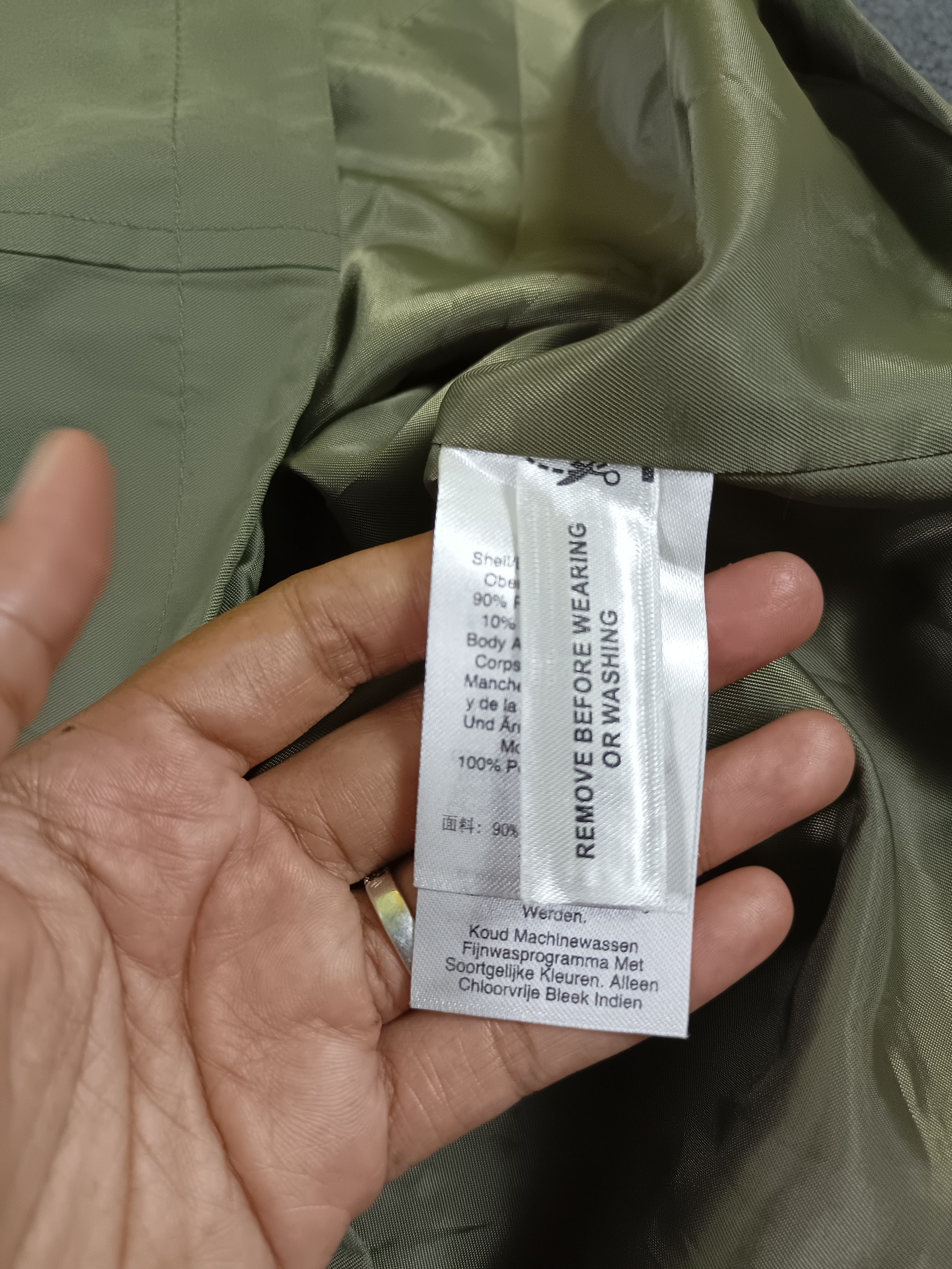 DKNY × Donna Karan Vintage DKNY Donna Karan Fish Tail Parka Jacket Size M / US 6-8 / IT 42-44 - 12 Thumbnail
