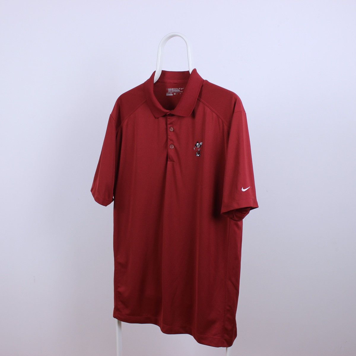 Nike Vintage Nike Mickey Mouse Logo Short Sleeve Polo Size US XL / EU 56 / 4 - 2 Thumbnail