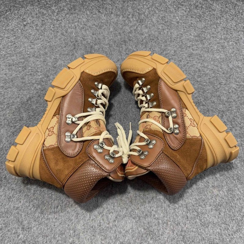 Gucci Gucci Wmns Flashtrek Brick Red Beige Boots Size US 6.5 / EU 39-40 - 9 Thumbnail