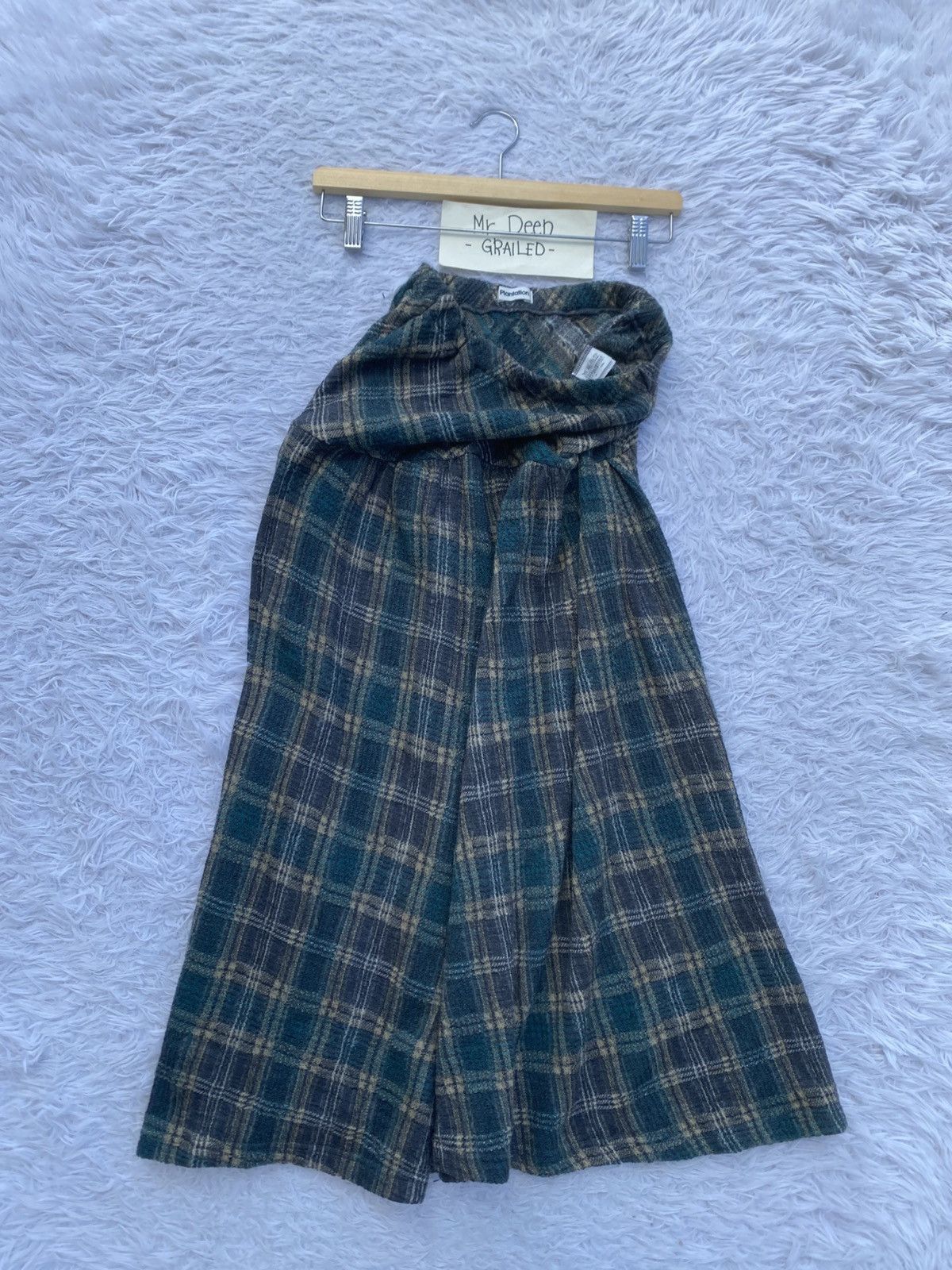 Issey Miyake Rare Vintage 90s Issey Miyake Plantation Midi Skirt Size 22" - 12 Thumbnail