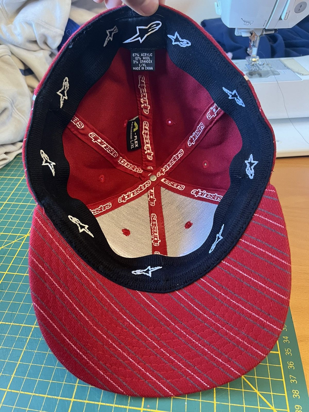 A-Flex Vintage Alpinstars fitted hat Size ONE SIZE - 5 Thumbnail