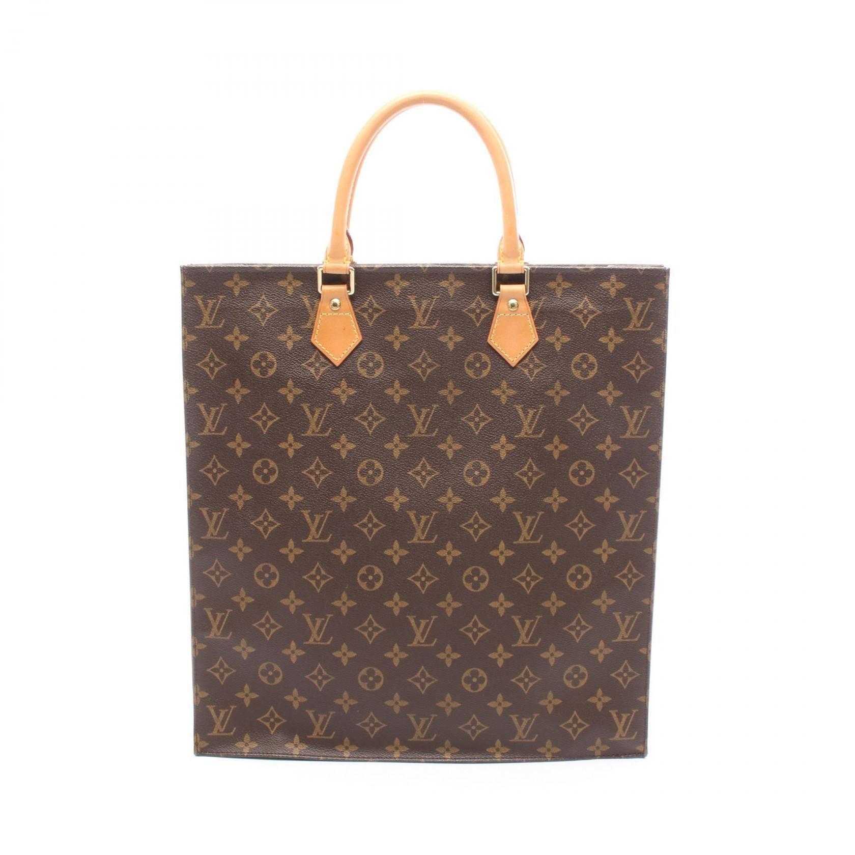 Louis Vuitton Louis Vuitton Louis Vuitton Sac Plat Monogram Tote Bag Textile Tote Bag M51140 DUTY FREE for USA Size ONE SIZE - 1 Thumbnail