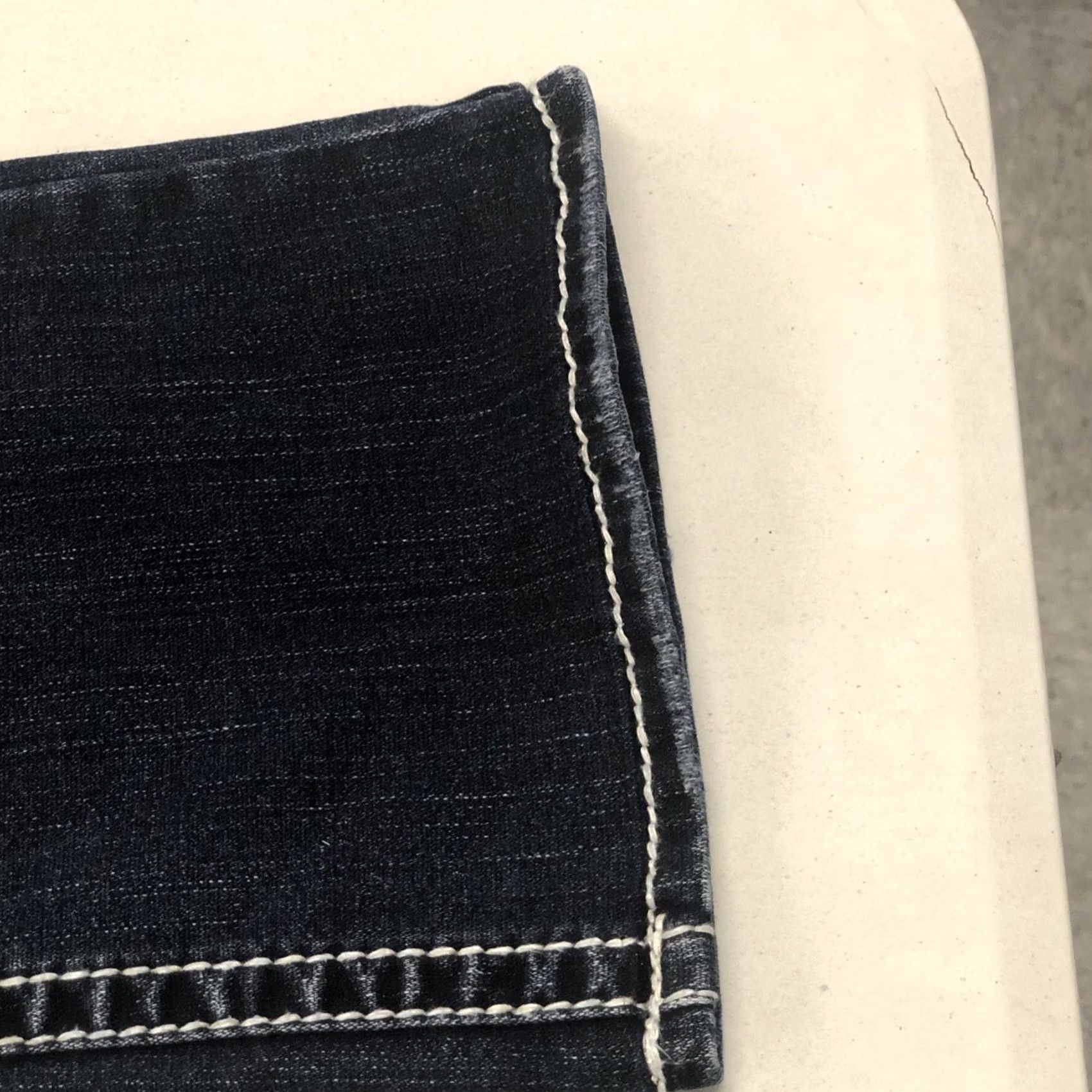 Silver Jeans Co. Silver Jeans Aiko Bootcut Jeans Womens 32x28 Denim Dark Stretch 5-Pocket Button Zip Haw 90s Cowboy Hipster Logo Modern Size 24" / US 00 / IT 34 - 5 Thumbnail