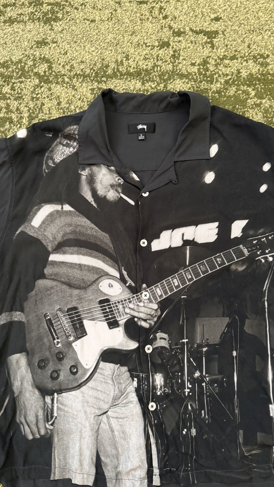 Stussy Stussy x Bob Marley Open Collar Shirt Size L Size US L / EU 52-54 / 3 - 3 Thumbnail