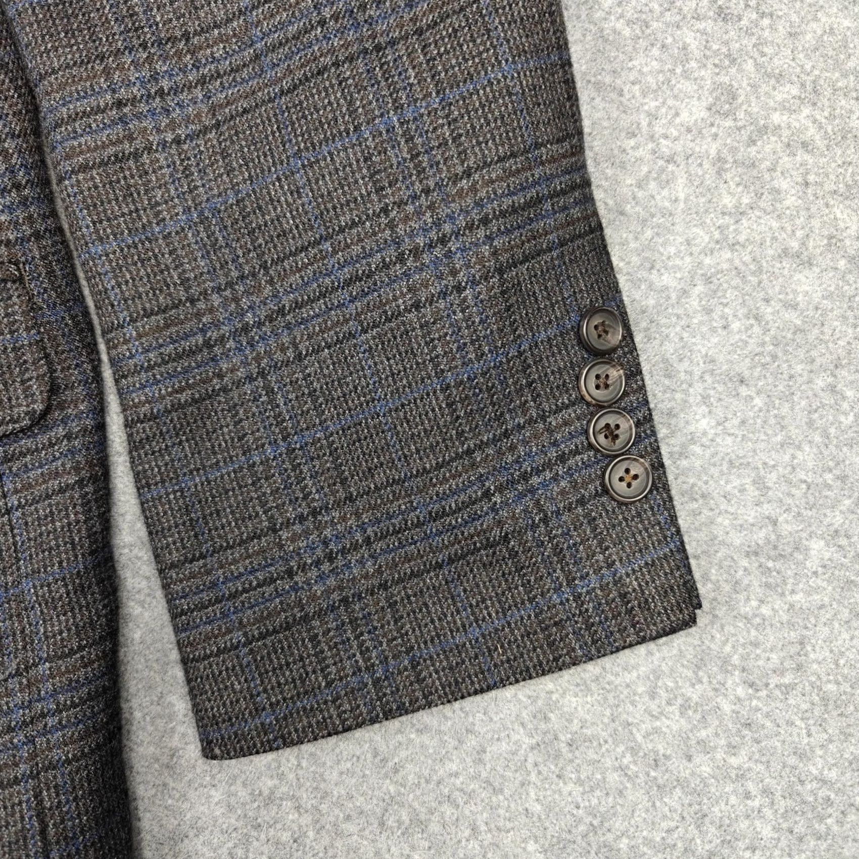 Ralph Lauren Lauren Ralph Lauren Blazer Mens 54 Gray Plaid Sport Coat Jacket Classic Fit Shirt? Size 54R - 3 Thumbnail