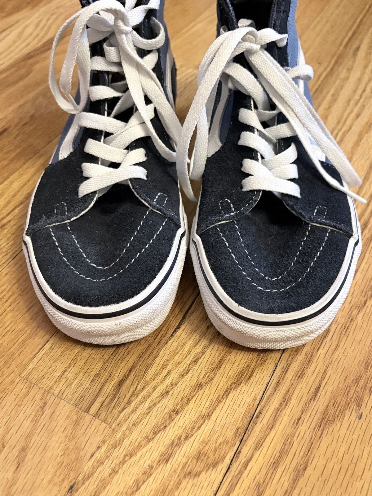 Vans Vans Sk8-Hi Navy Classic High-Top Sneakers Size US 6.5 / EU 39-40 - 4 Thumbnail